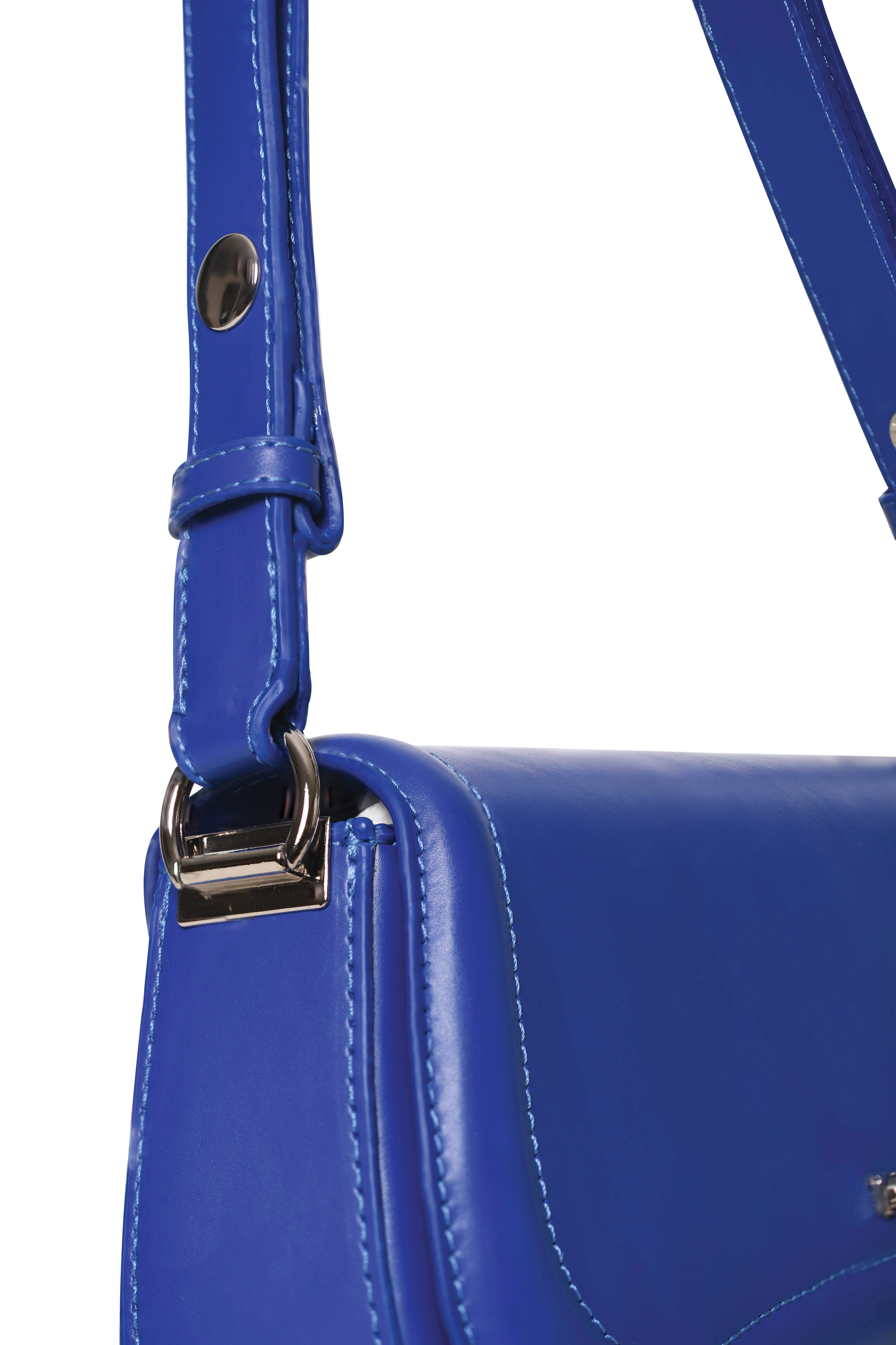 Ayarlanabilir Askılı Baget Çanta Hera - Saks Mavi