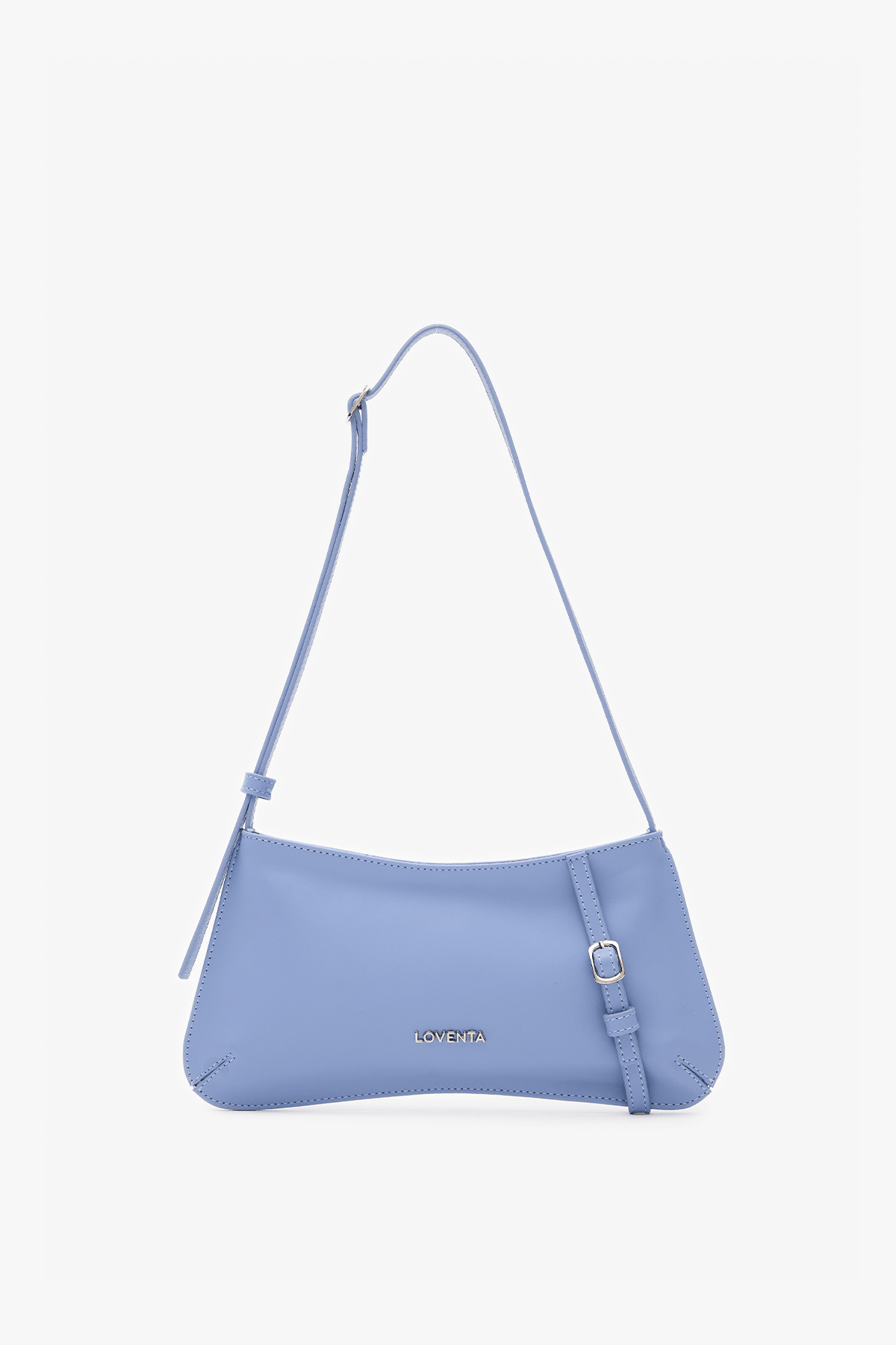 Strap Detail Shoulder Bag Eleanor - Baby Blue