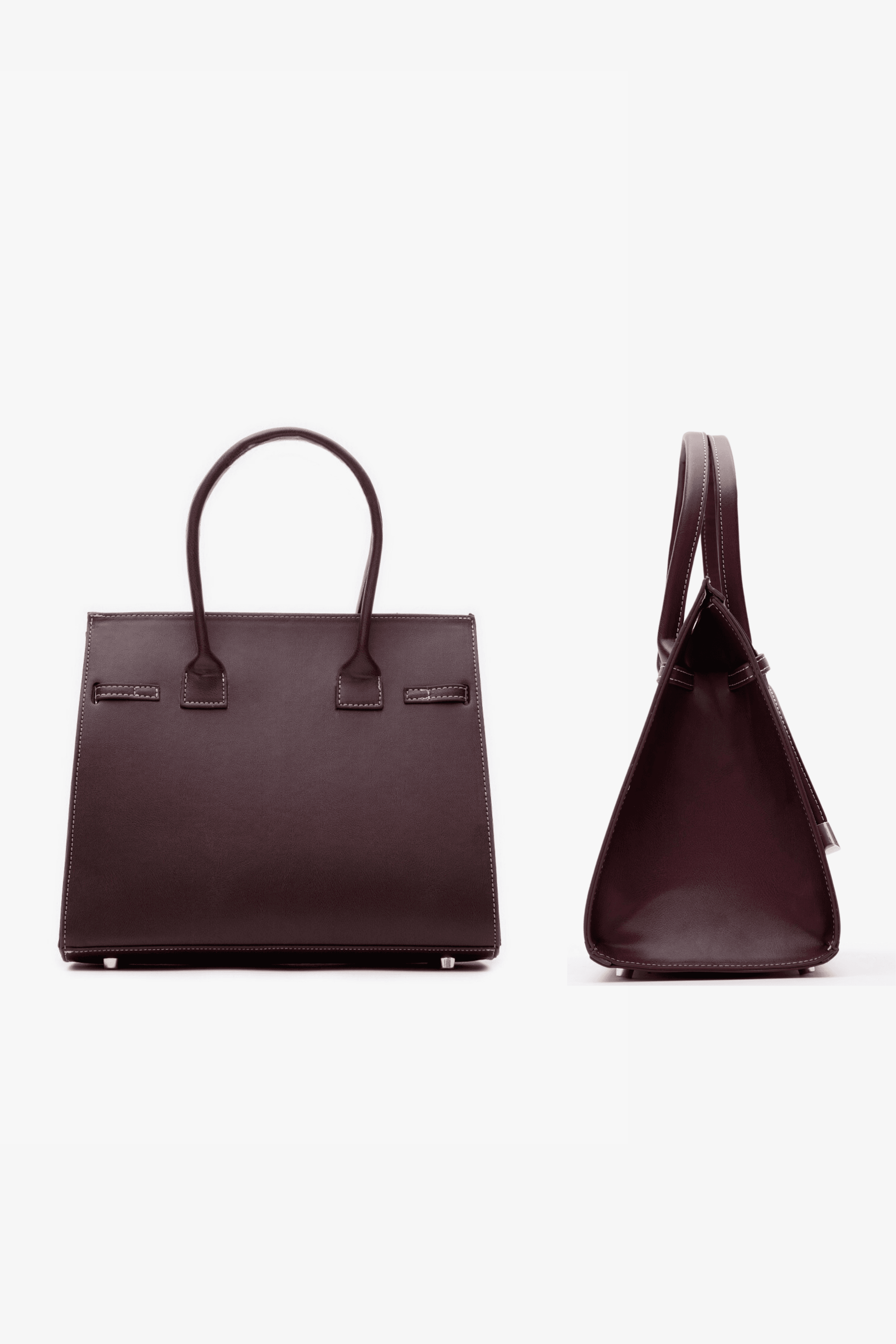 Midsize Hand Bag Ciara - Koyu Bordo