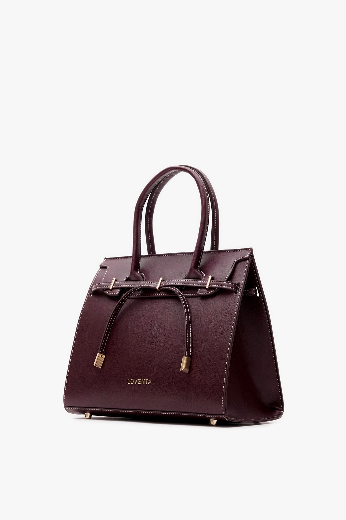 Midsize Hand Bag Ciara - Koyu Bordo