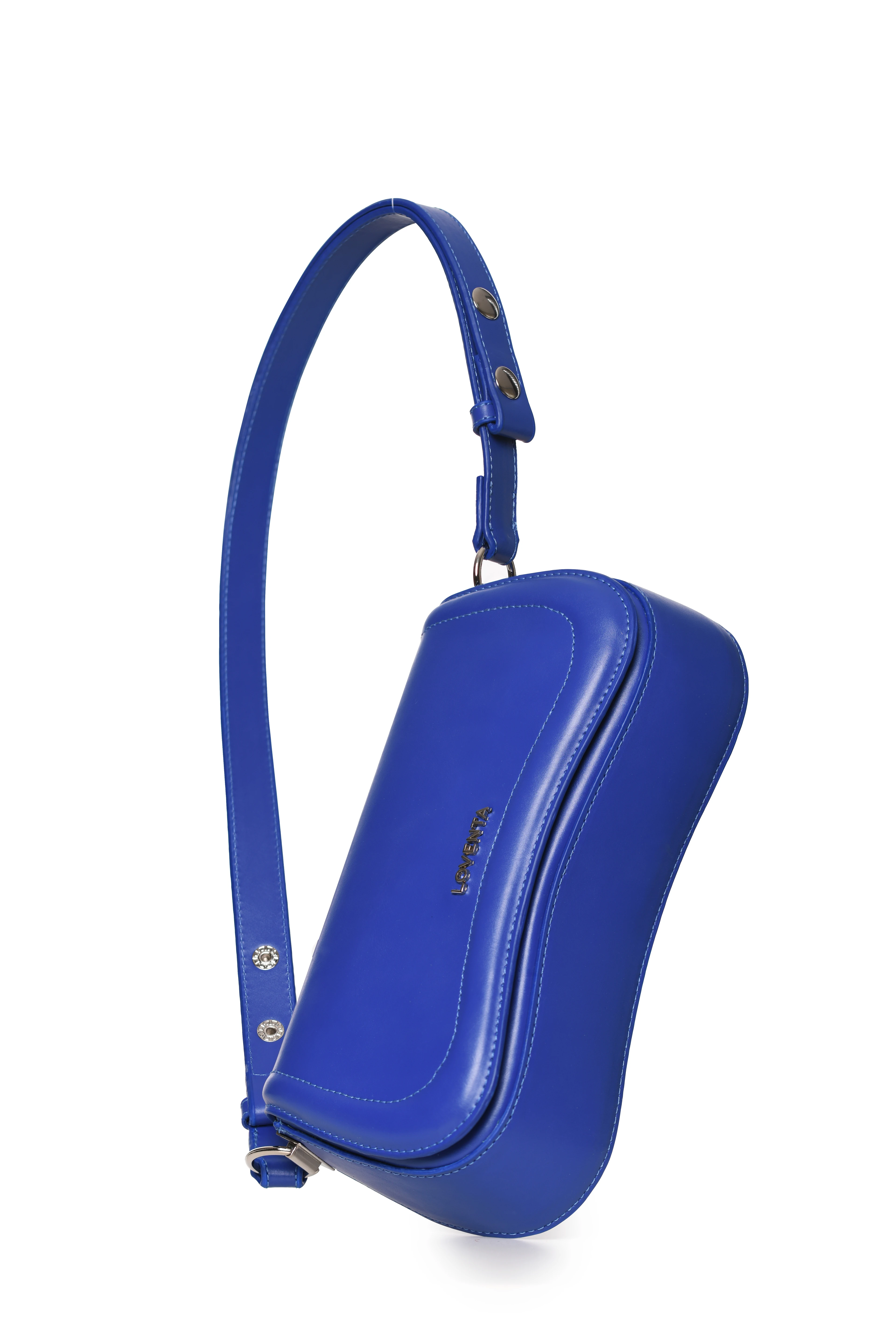 Ayarlanabilir Askılı Baget Çanta Hera - Saks Mavi