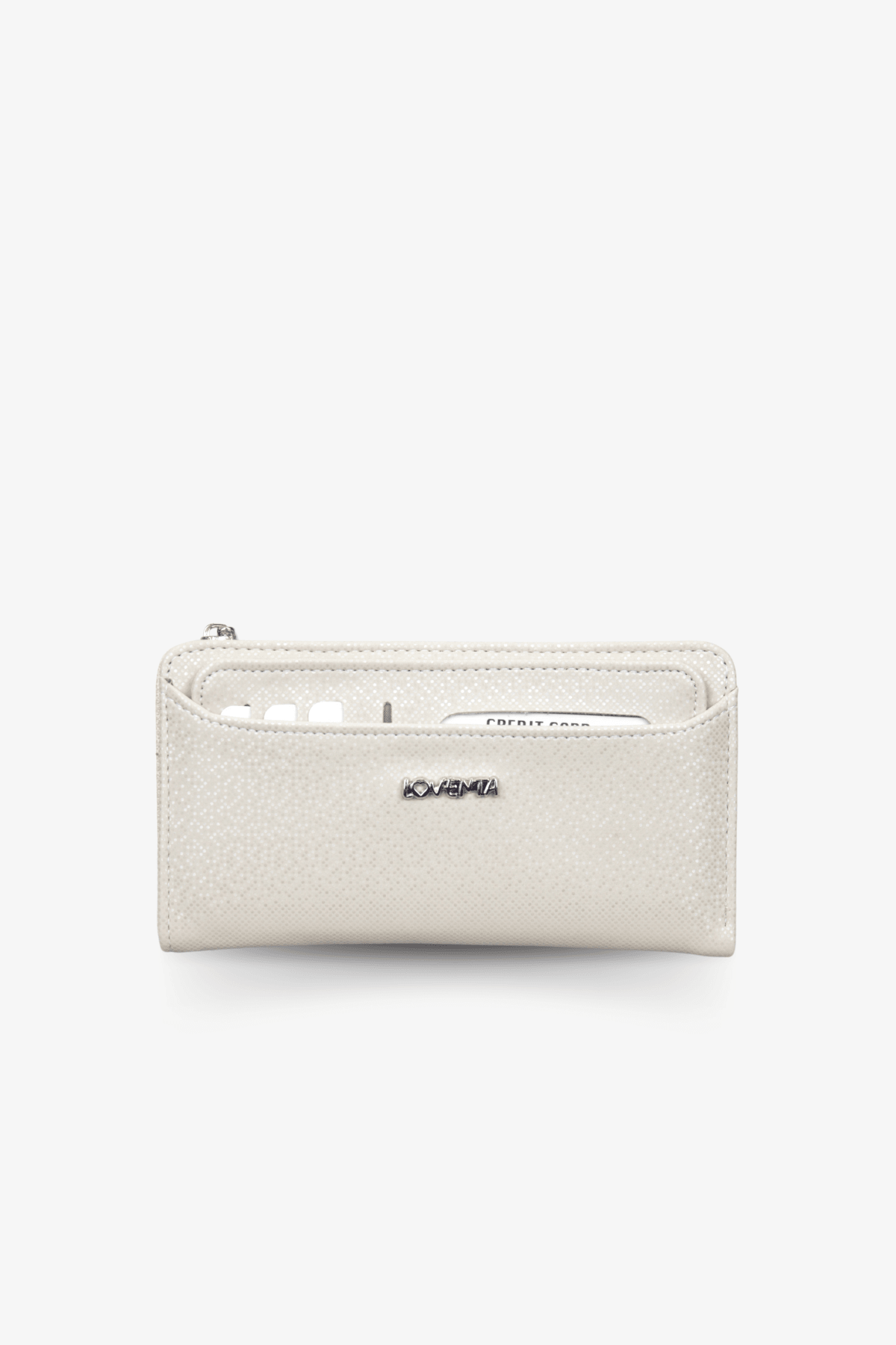 Extra Card Holder Wallet Glamour - Cream