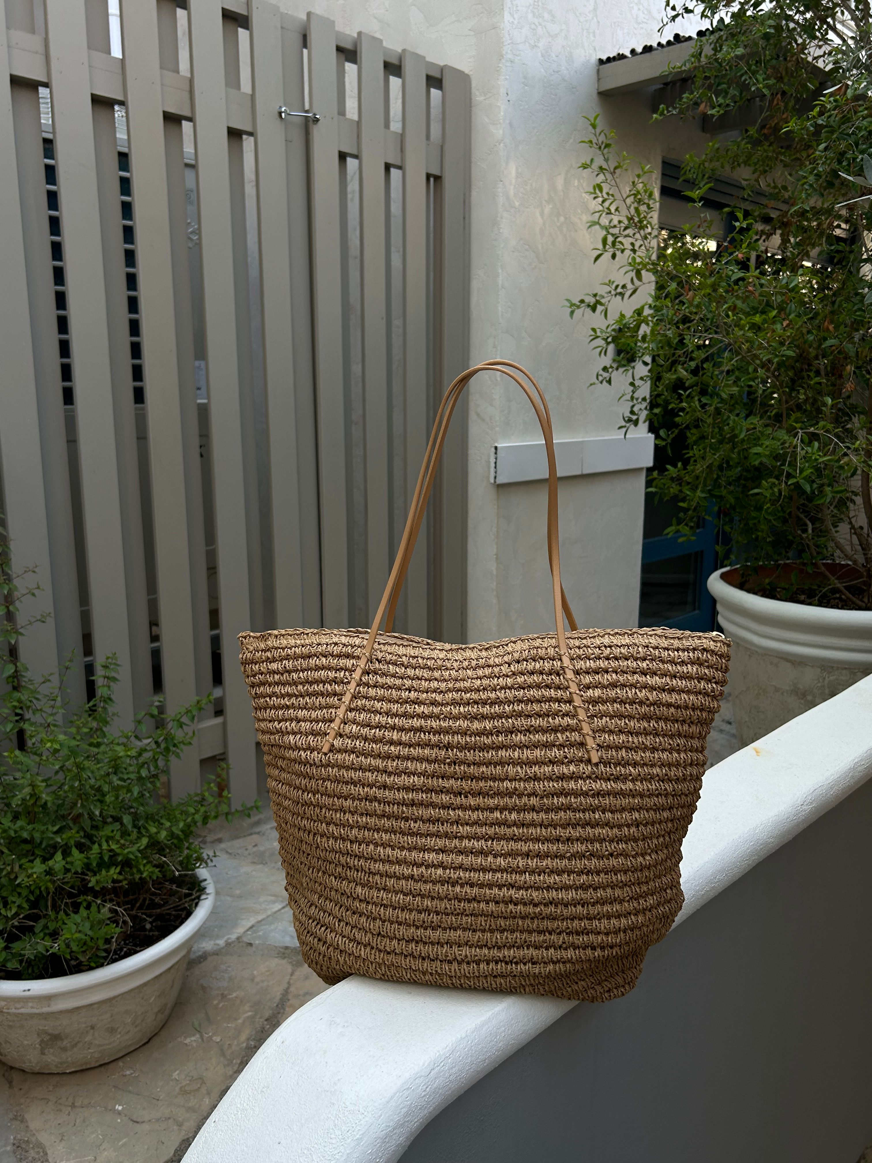 Natural Woven Straw Bag Harmony