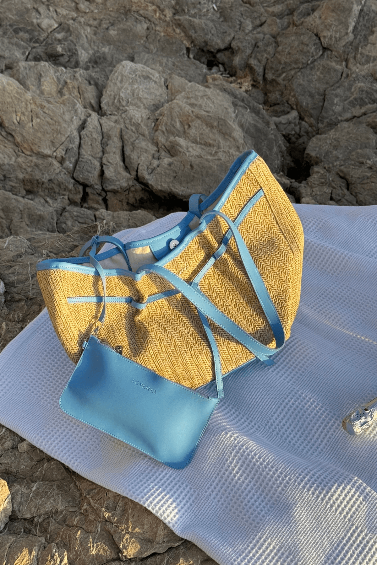 Large Tote Bag Niesha - Allure Mer Mavi