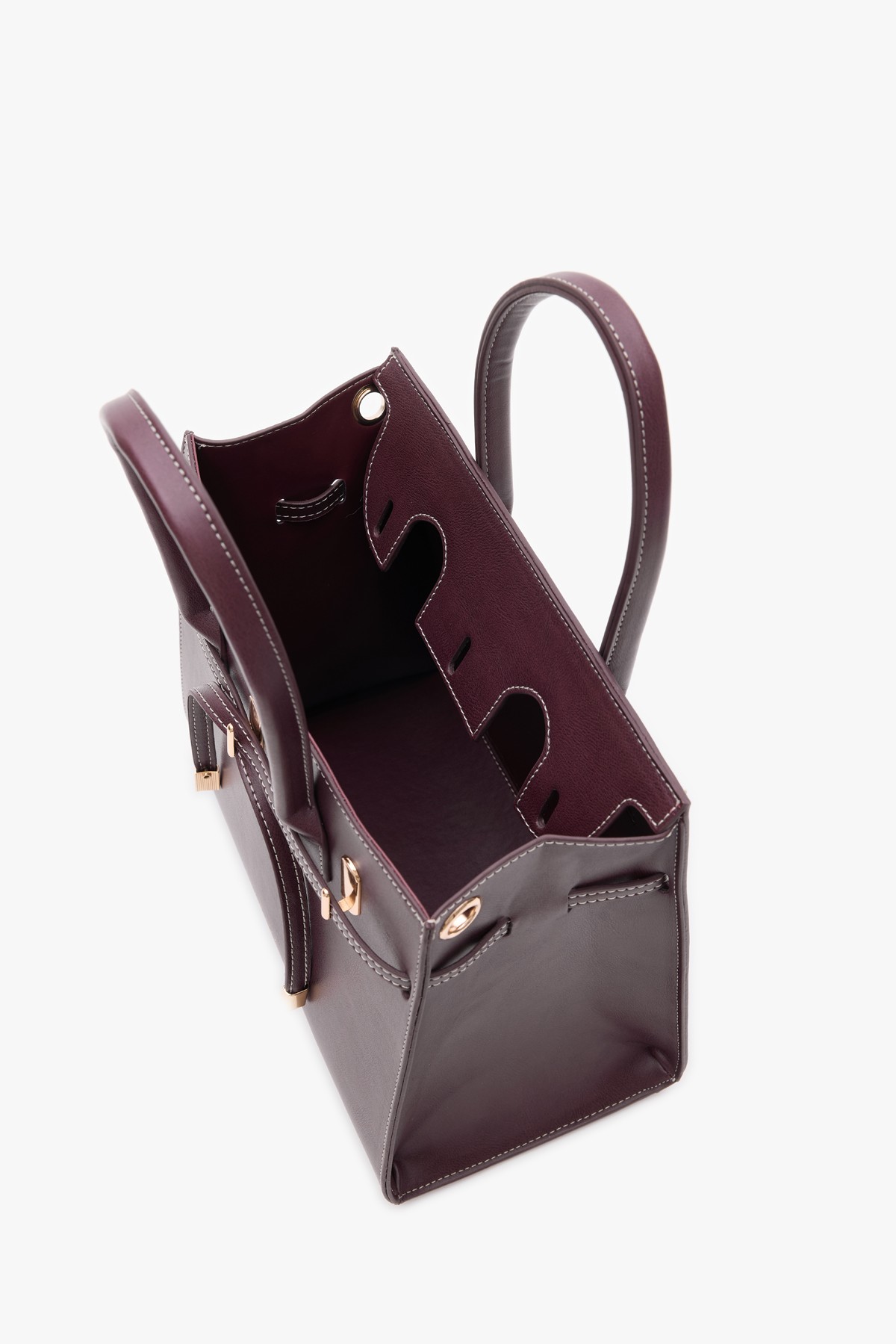 Midsize Hand Bag Ciara - Koyu Bordo