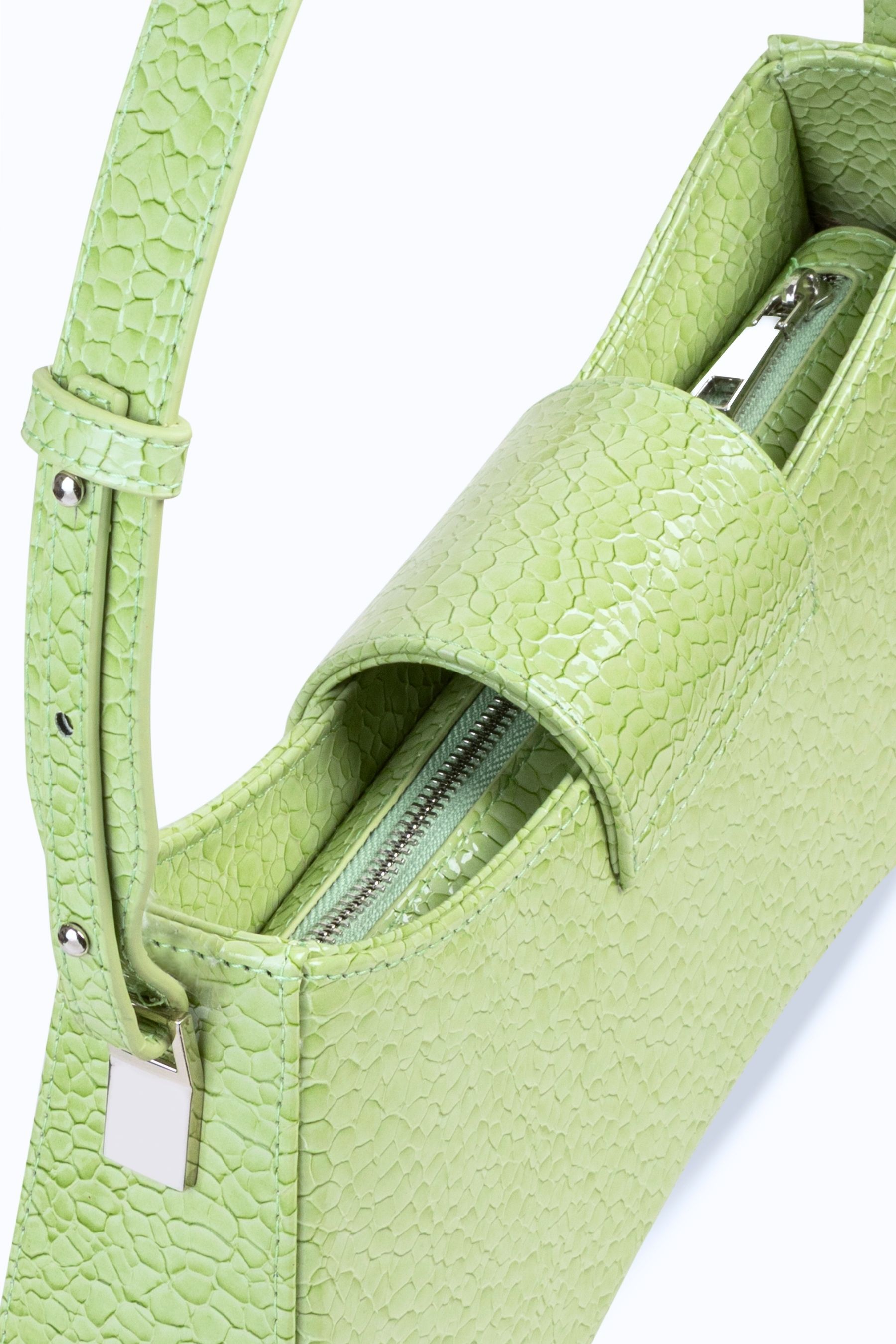 Adjustable Strap Shoulder Bag Greta (Personalizable) - Mint Green