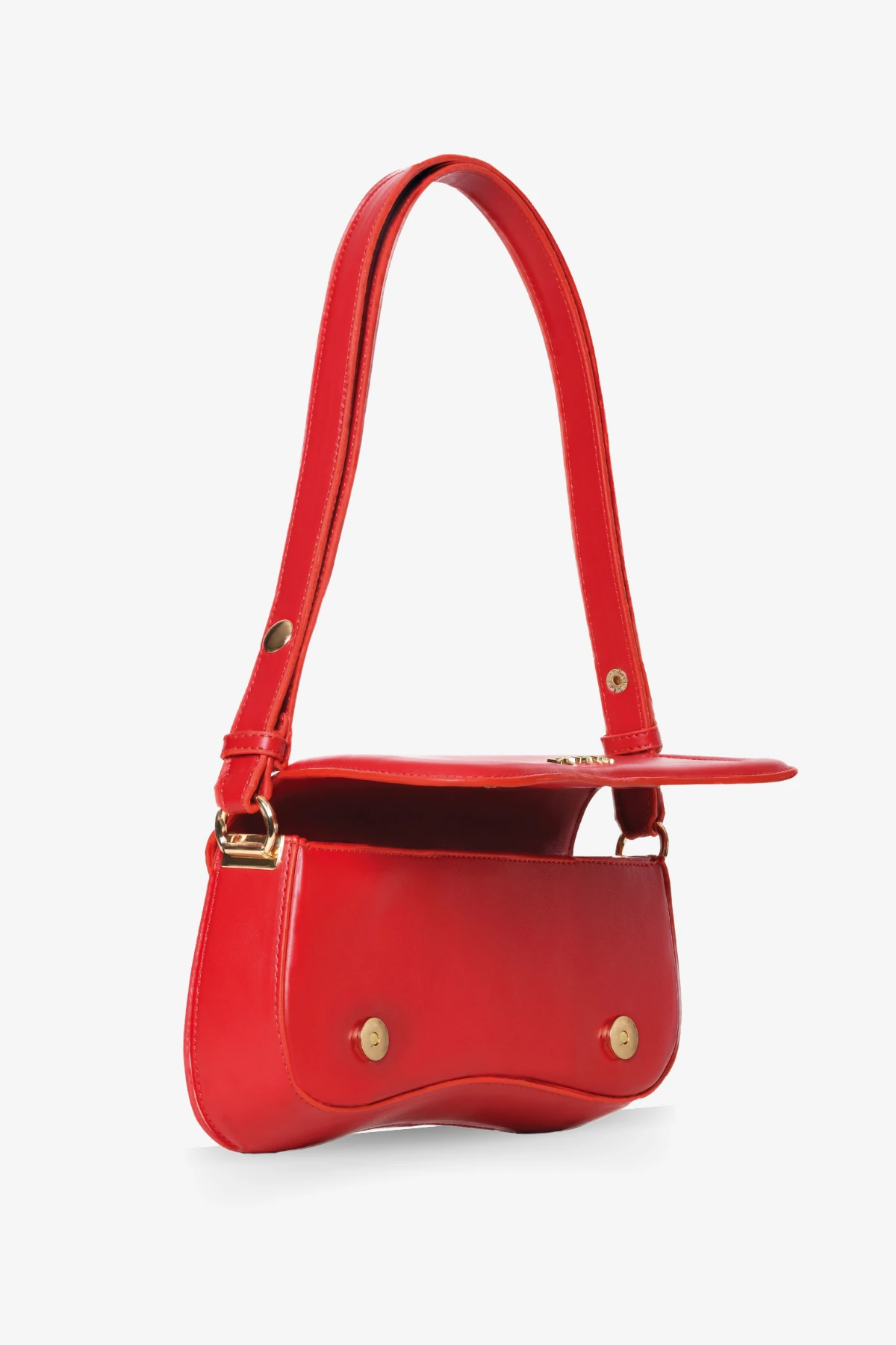 Ayarlanabilir Askılı Baget Çanta Hera - Kırmızı