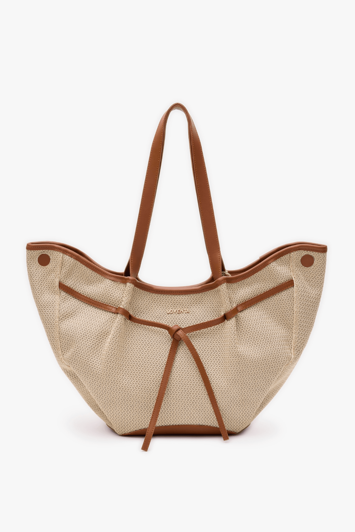 Large Tote Bag Niesha - Allure Begie Brown