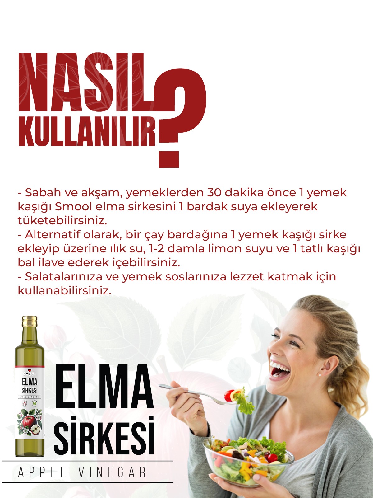 Elma Sirkesi Doğal Fermentasyon 500 ML