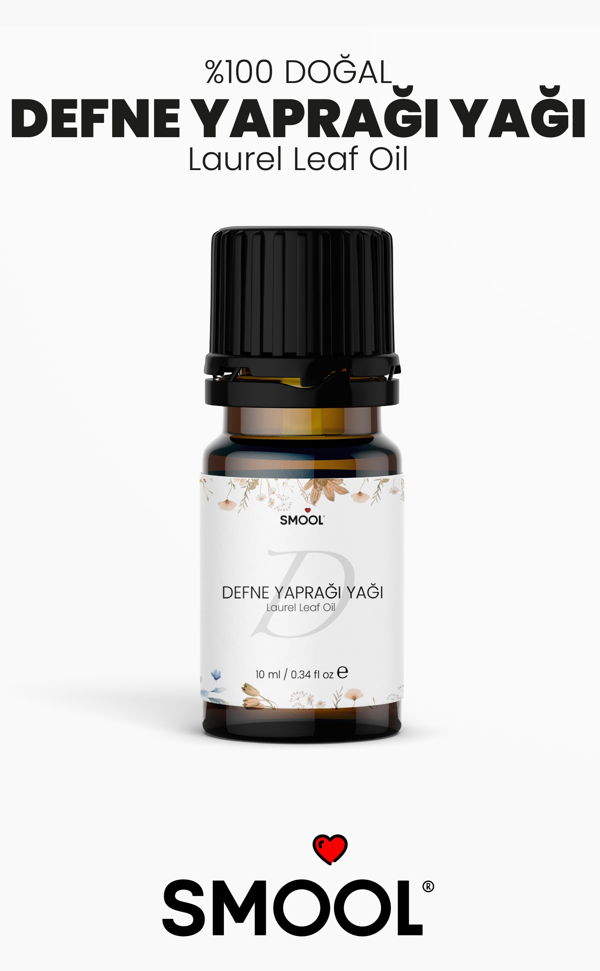 Defne Yaprağı Uçucu Yağı – 100% Saf ve Doğal – 10 ml