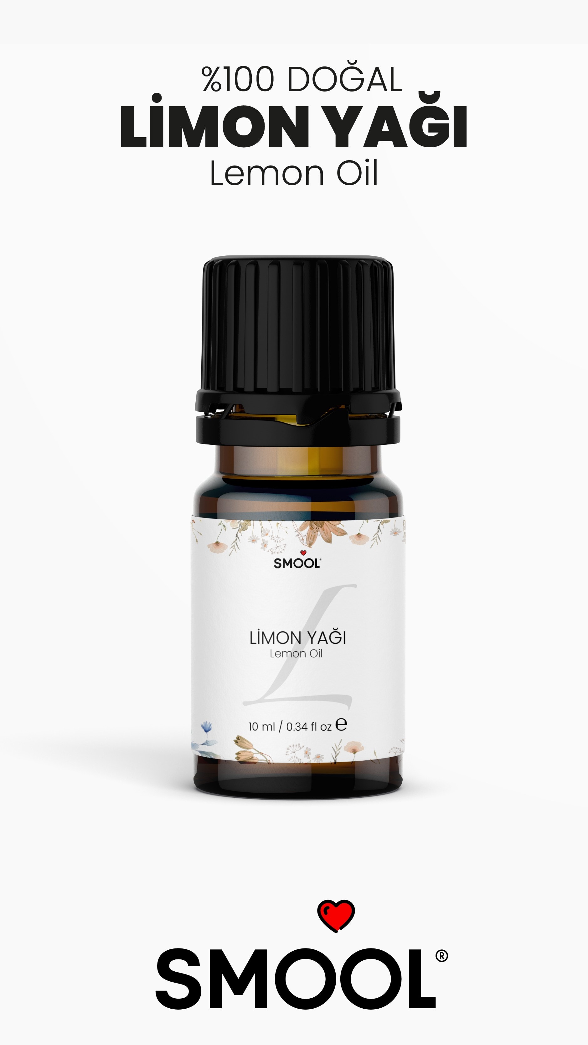 Limon Kabuğu Uçucu Yağı – 100% Saf ve Doğal – 10 ml