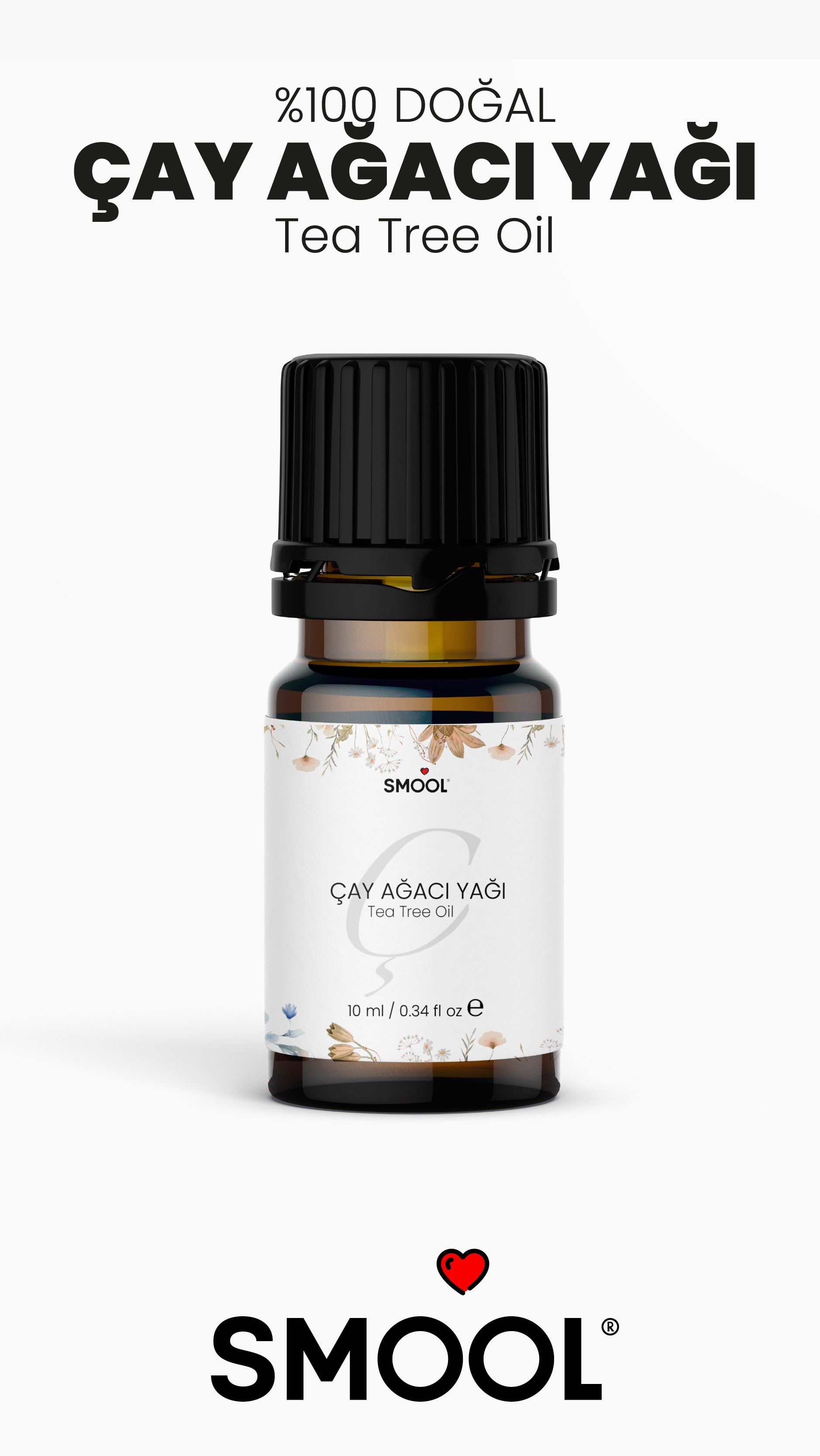 Çay Ağacı Uçucu Yağı – 100% Saf ve Doğal – 10 ml