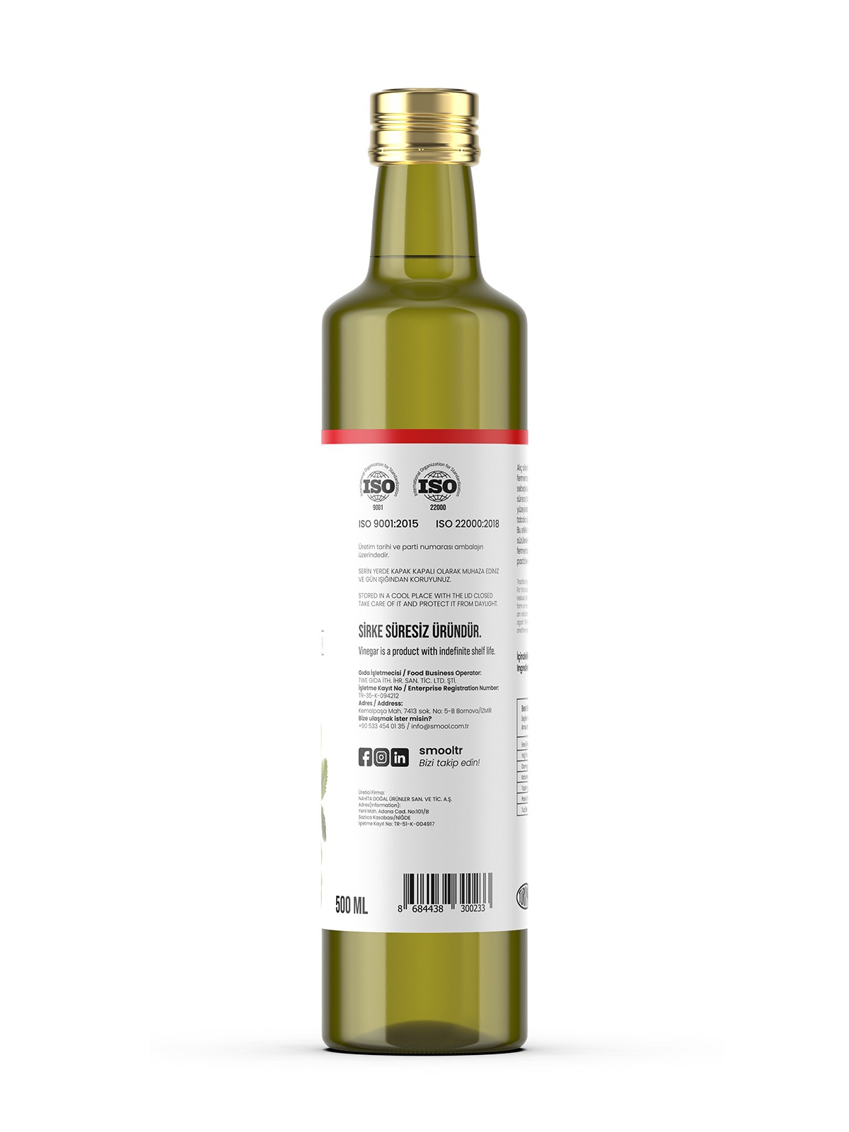 Alıç Sirkesi Doğal Fermentasyon 500 ML