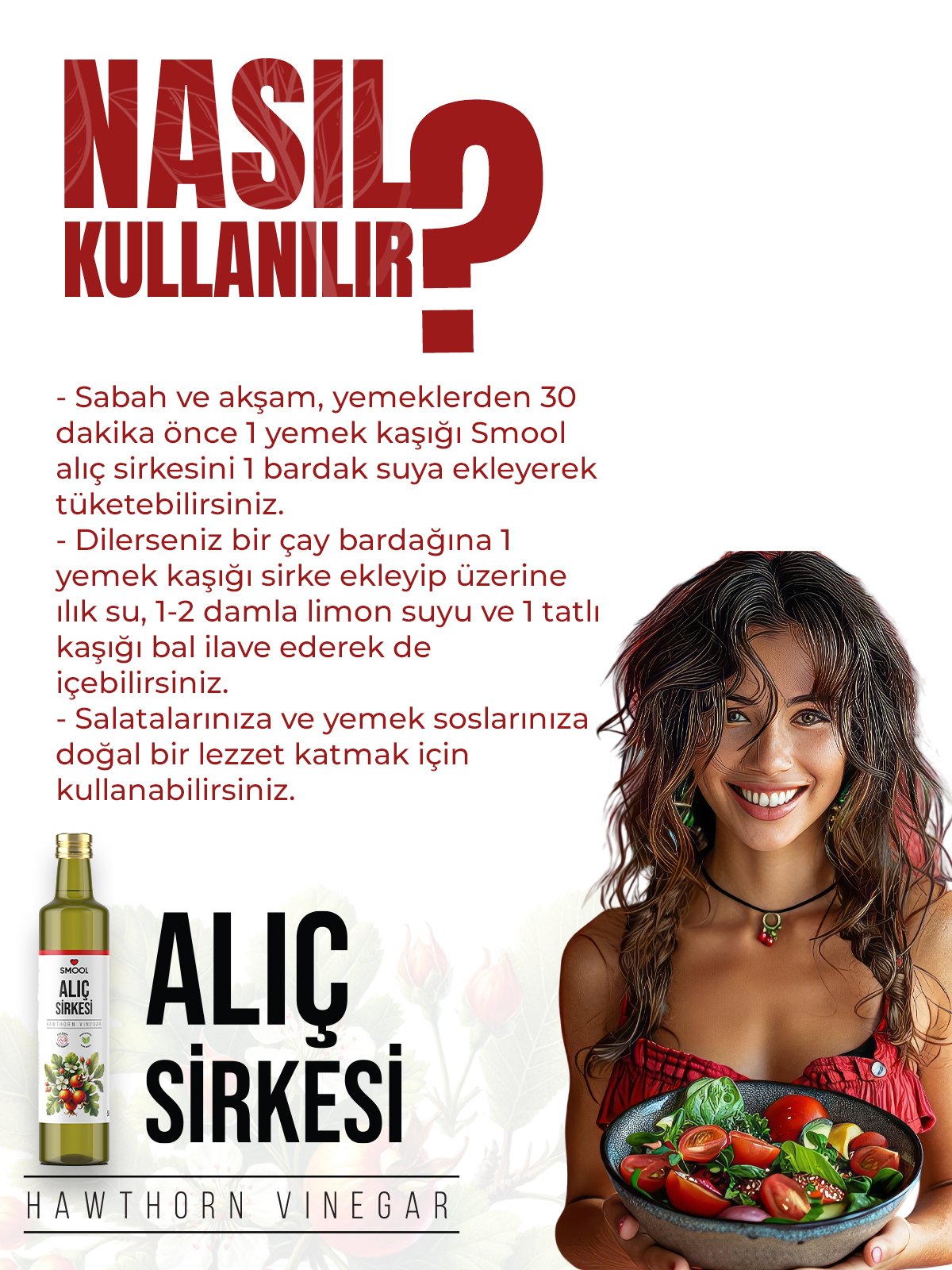 Alıç Sirkesi Doğal Fermentasyon 500 ML