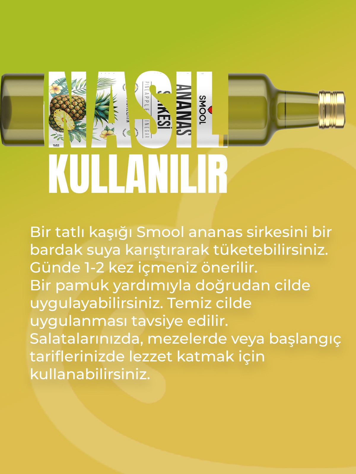 Ananas Sirkesi Doğal Fermentasyon 500 ML