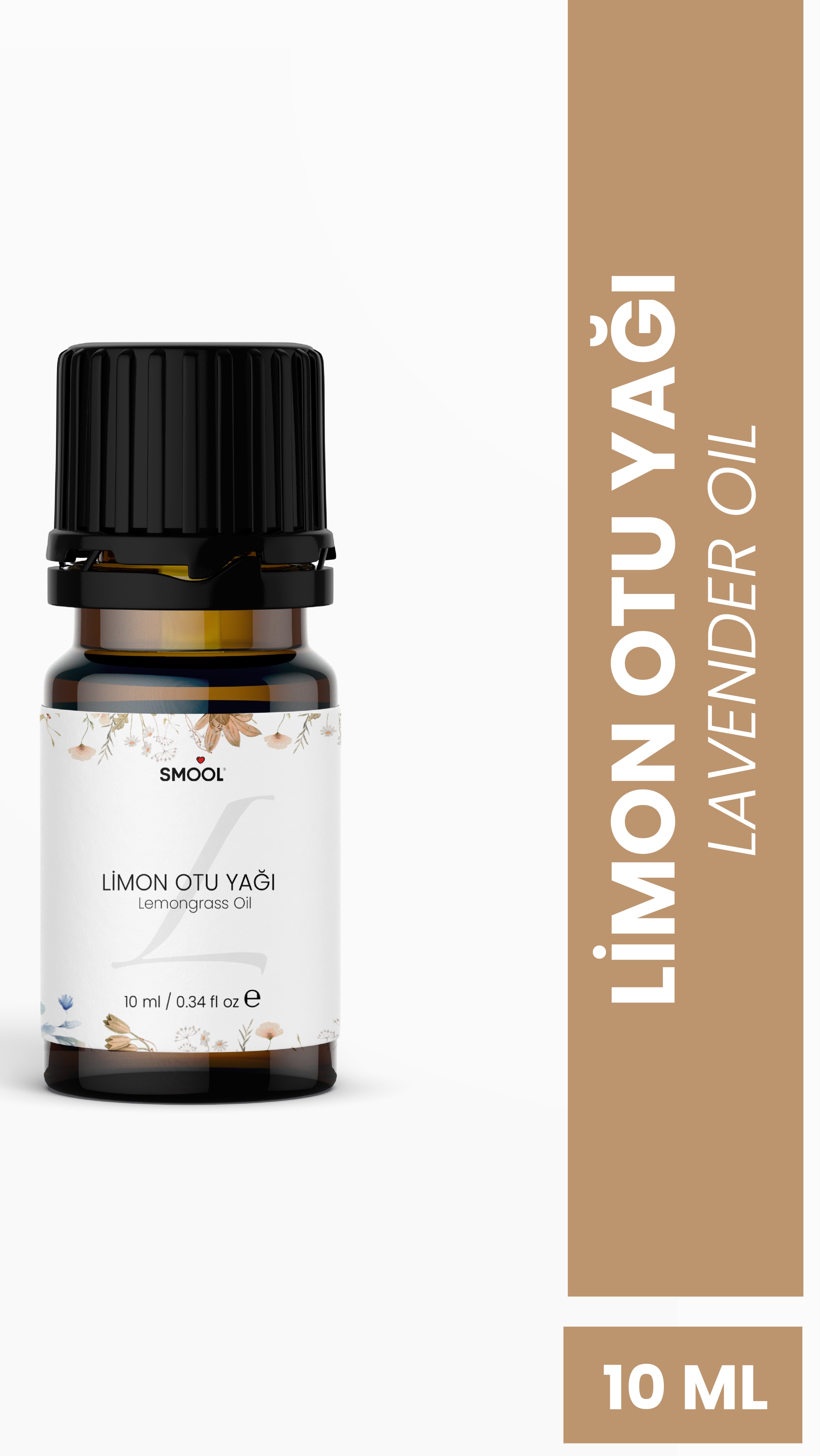 Limon Otu (Lemongrass) Uçucu Yağı – 100% Saf ve Doğal – 10 ml