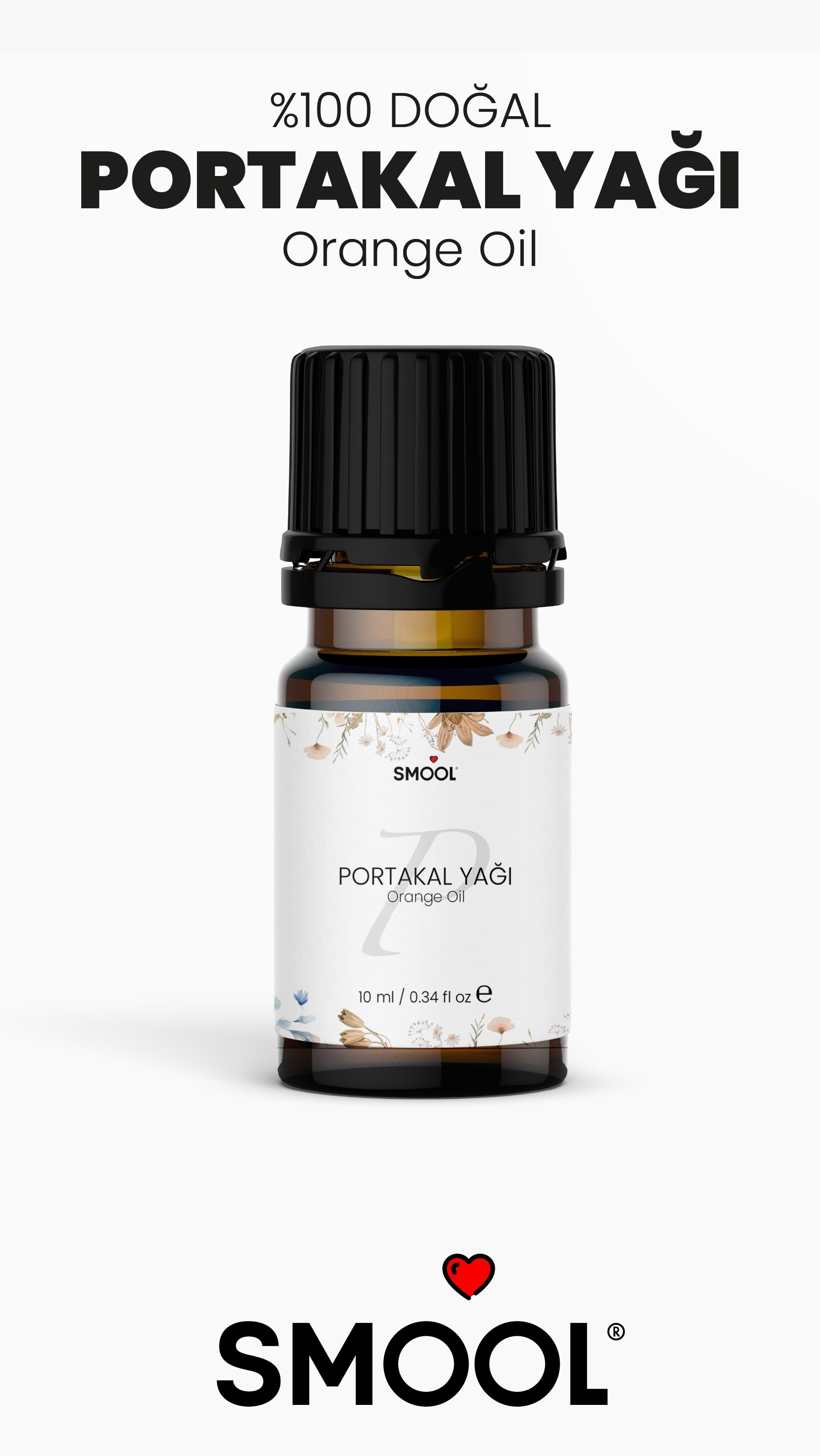 Portakal Kabuğu Uçucu Yağı – 100% Saf ve Doğal – 10 ml