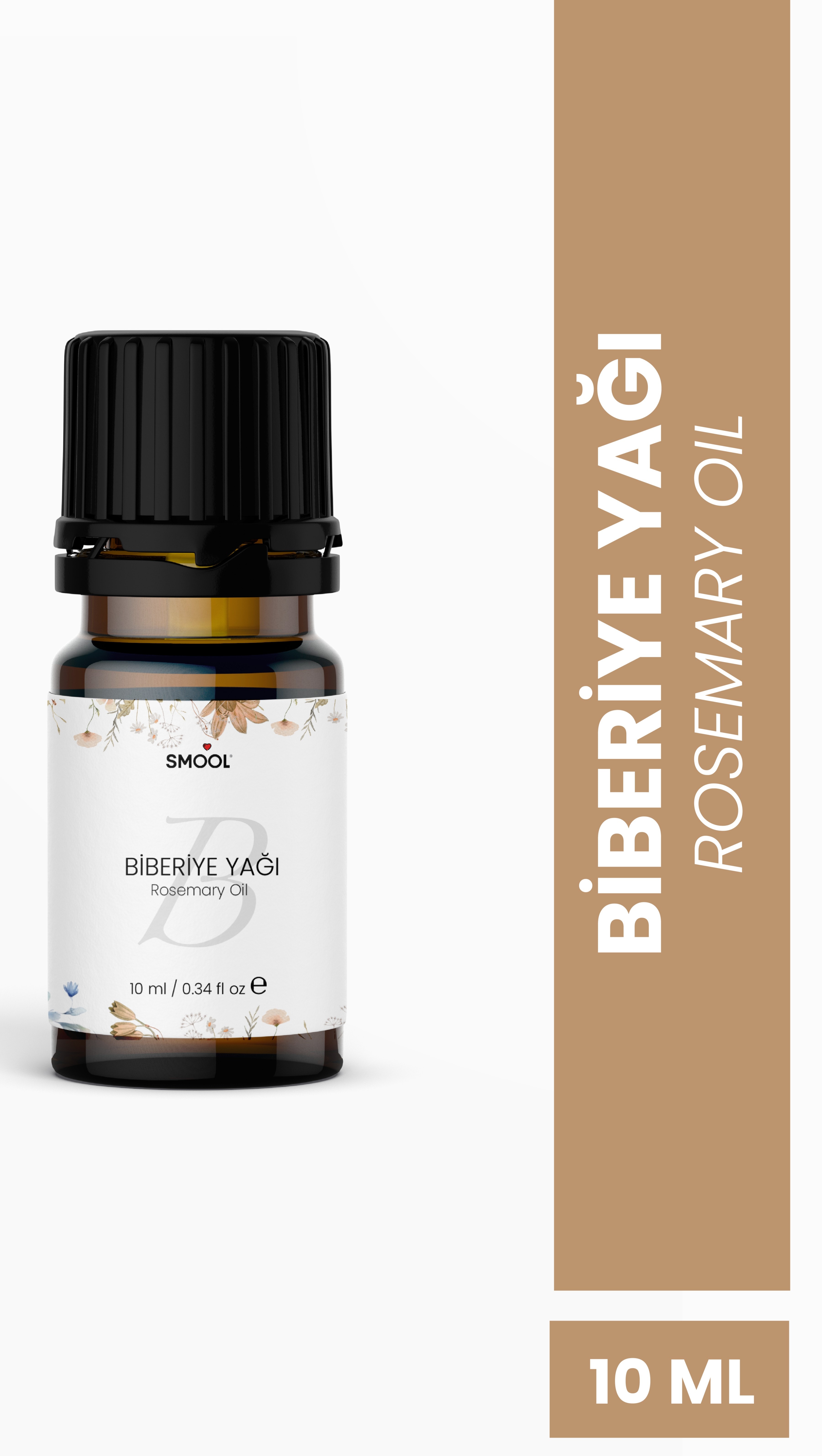 Biberiye Uçucu Yağı – 100% Saf ve Doğal – 10 ml
