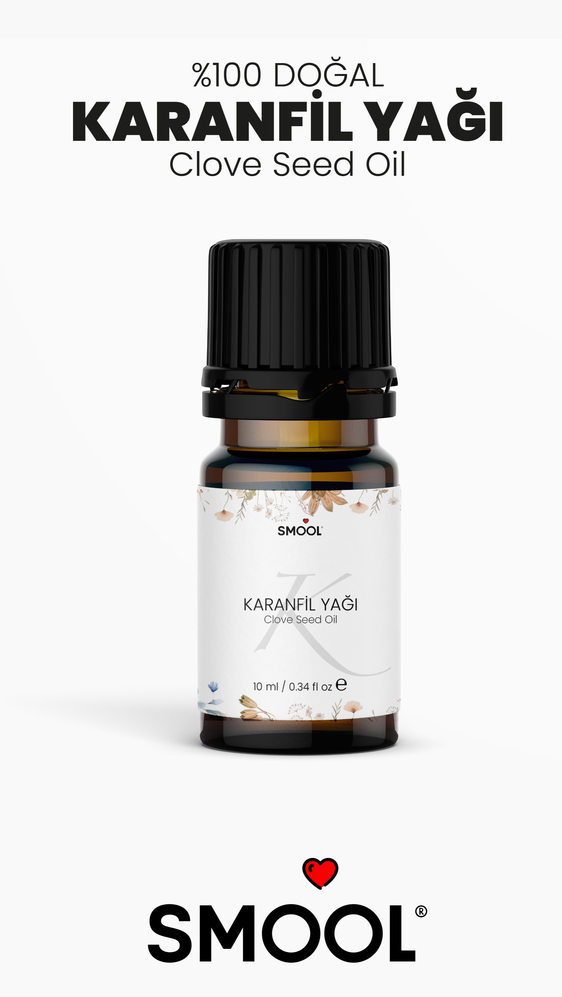 Karanfil Uçucu Yağı – 100% Saf ve Doğal – 10 ml