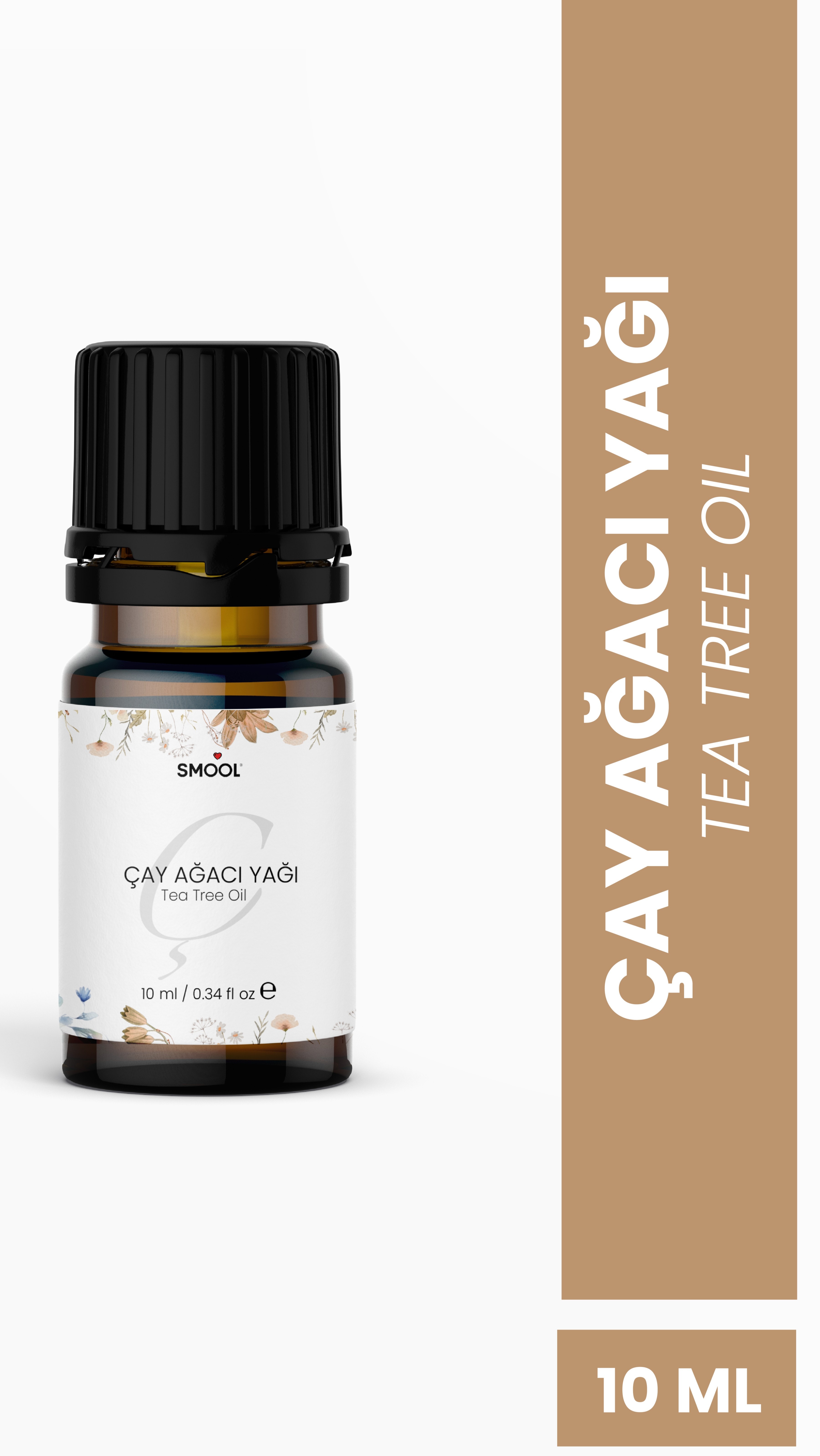 Çay Ağacı Uçucu Yağı – 100% Saf ve Doğal – 10 ml