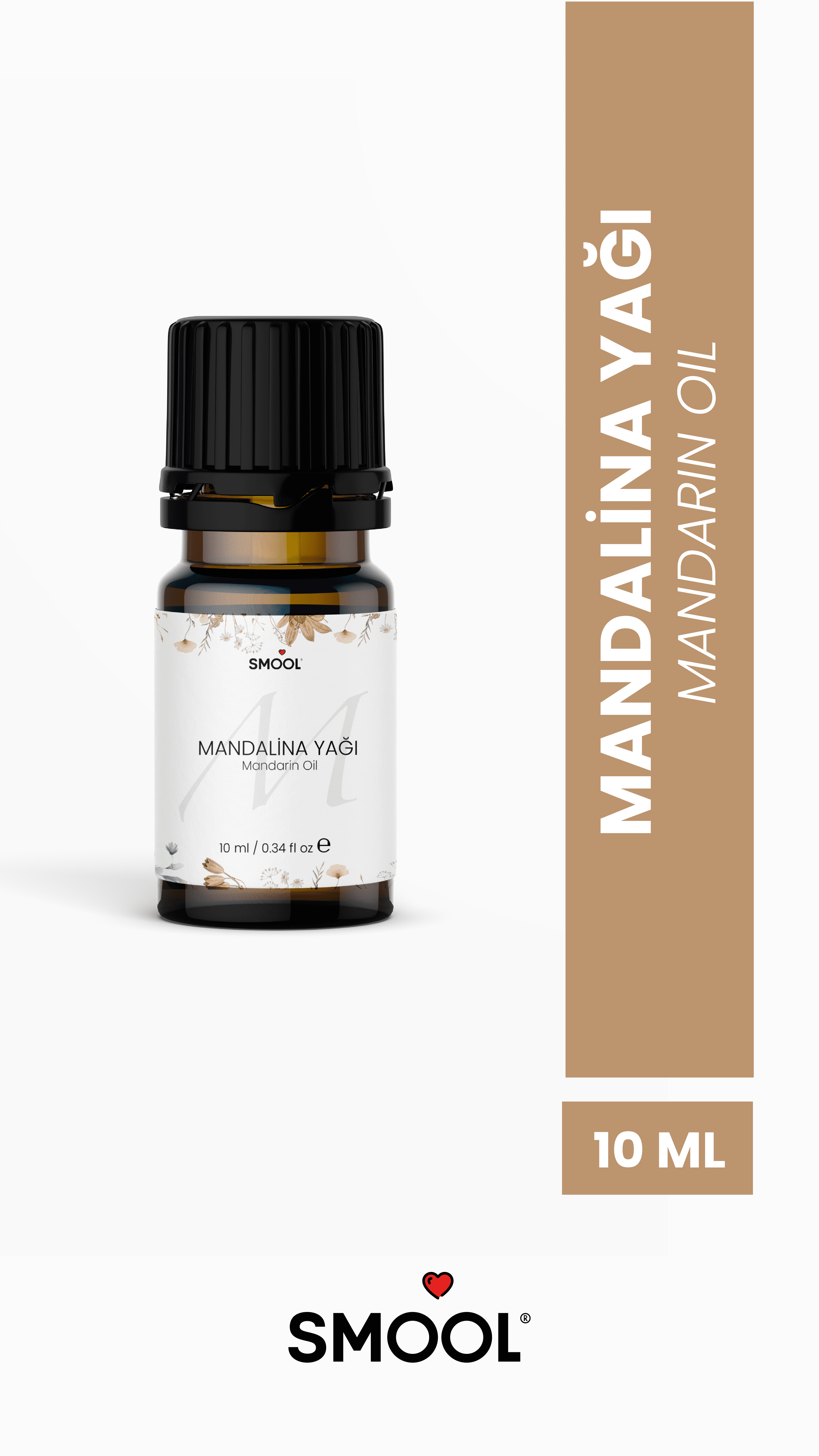 Mandalina Kabuğu Uçucu Yağı – 100% Saf ve Doğal – 10 ml