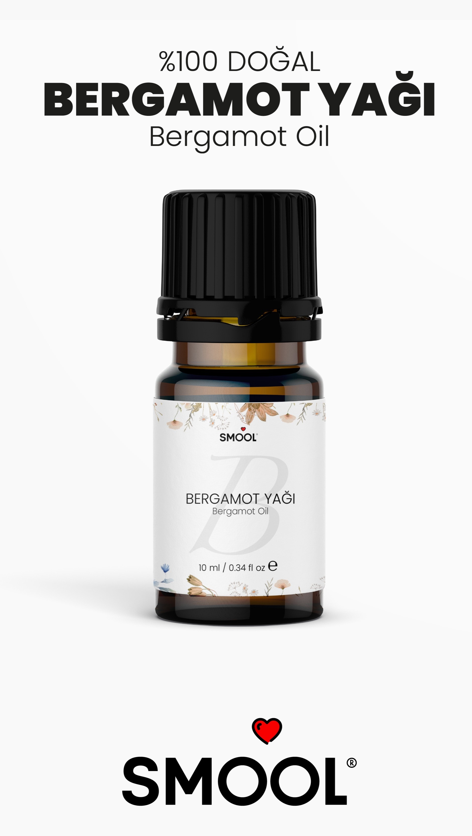 Bergamot Uçucu Yağı – 100% Saf ve Doğal – 10 ml