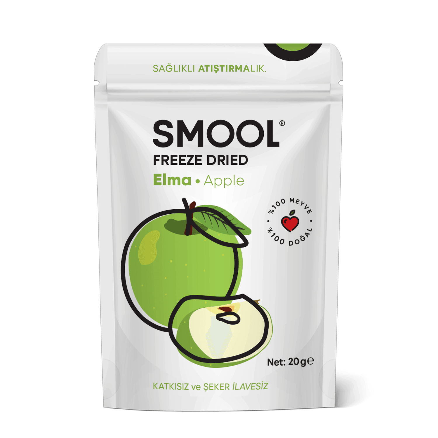 SMOOL Freeze Dried Elma(Küp)