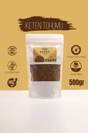 Keten Tohumu 500 gr - Flax Seed 500 gr - Glütensiz-Gluten Free-Doğal-Natural
