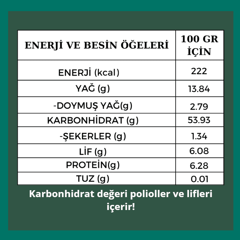 Şekersiz Çikolata Cips (Vegan-Glütensiz)