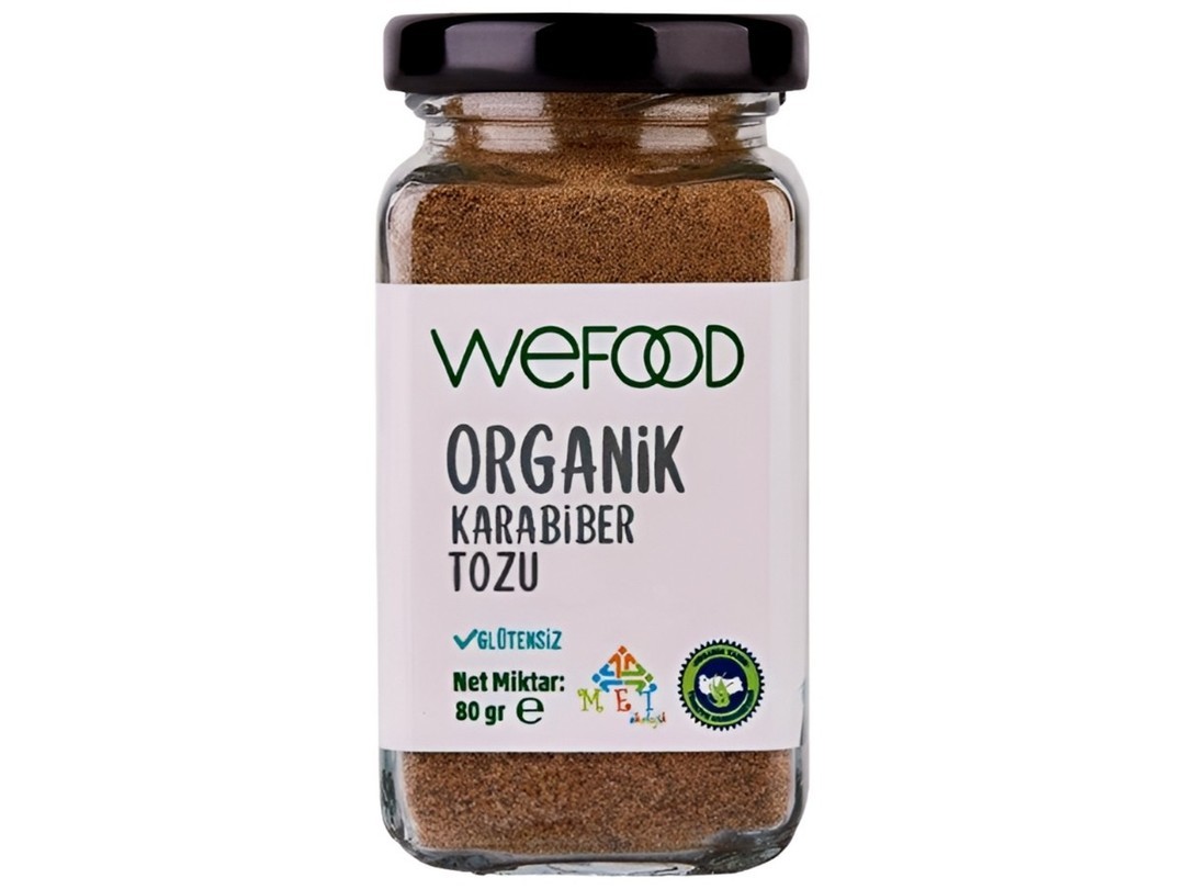 Organik Karabiber Tozu 80 gr