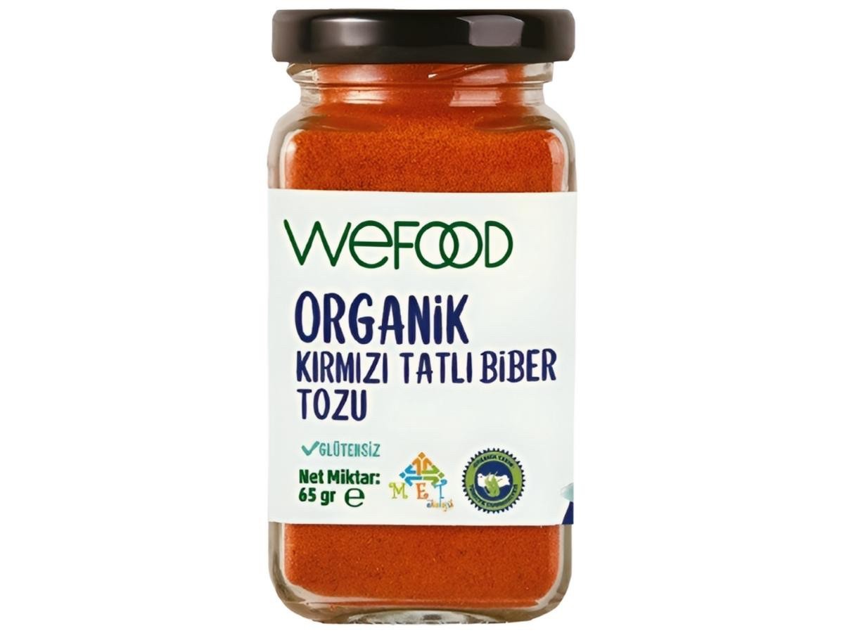 Organik Tatlı Kırmızı Toz Biber 65 gr