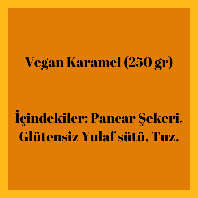 Vegan Karamel (El yapımı)