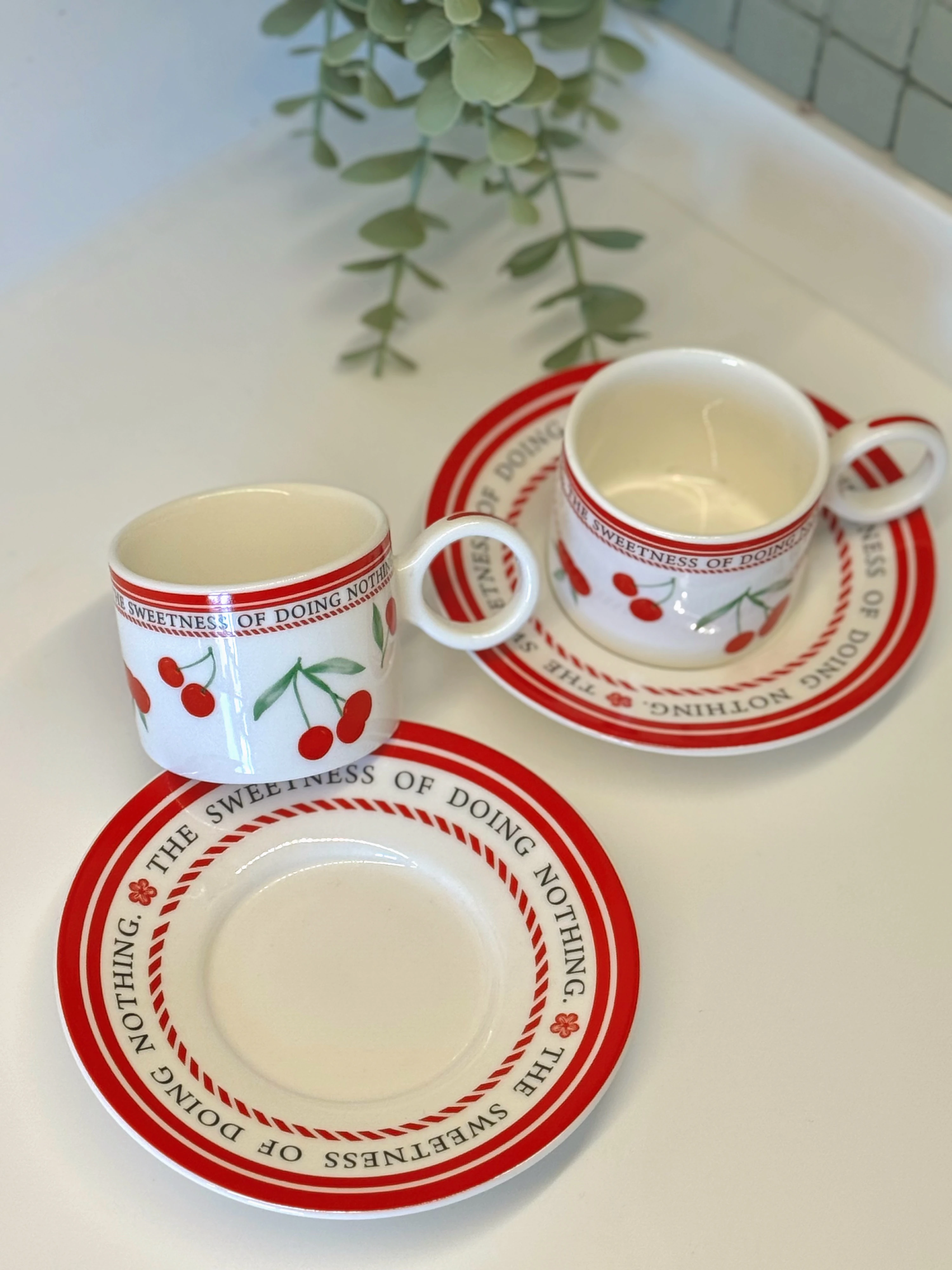 2'li Cherry Bliss Fincan Takımı