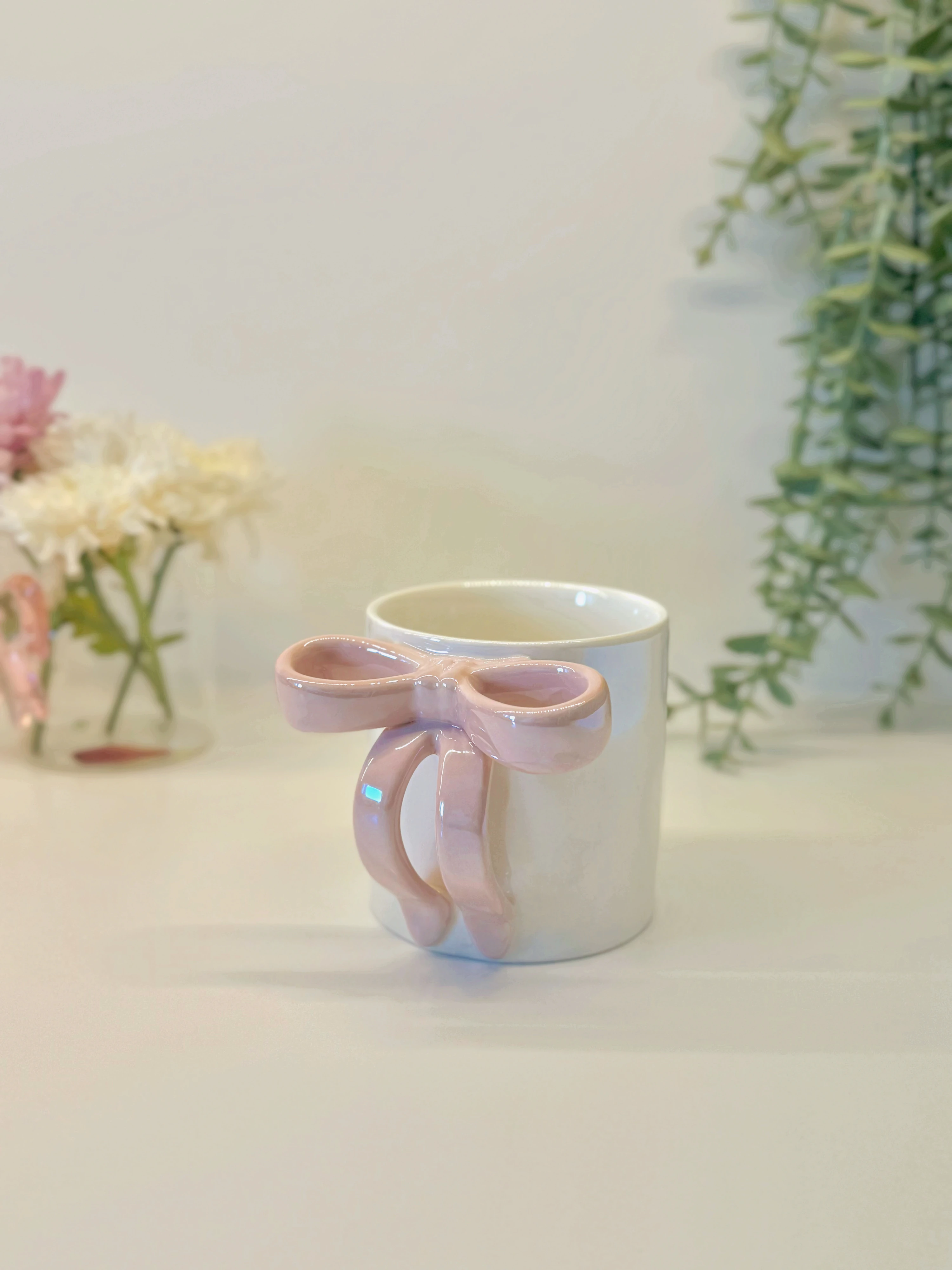 Dreamy Sedef Işıltılı Porselen Kupa