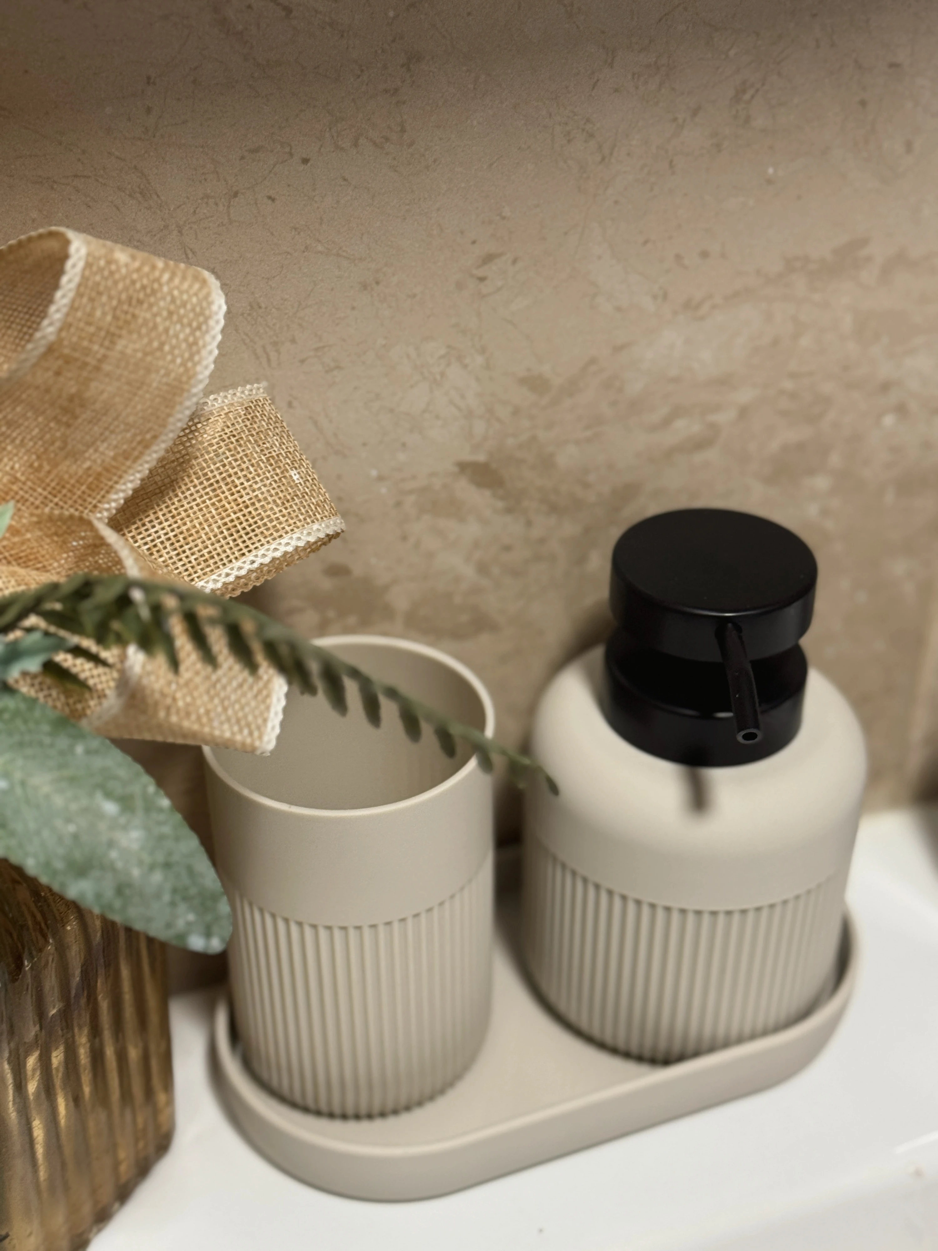 Urban Matte 5’li Banyo Seti Bej