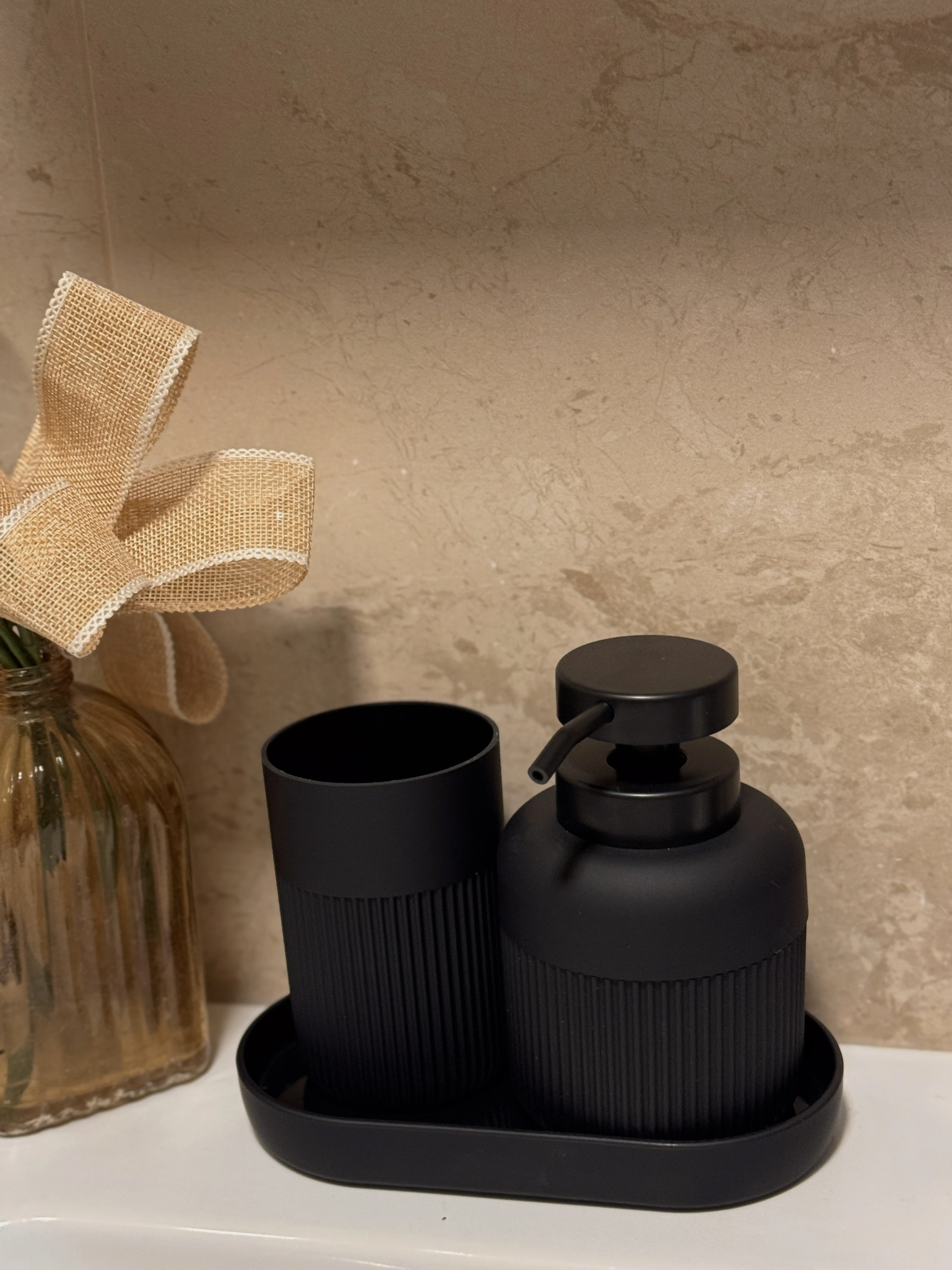 Urban Matte 5’li Banyo Seti Siyah