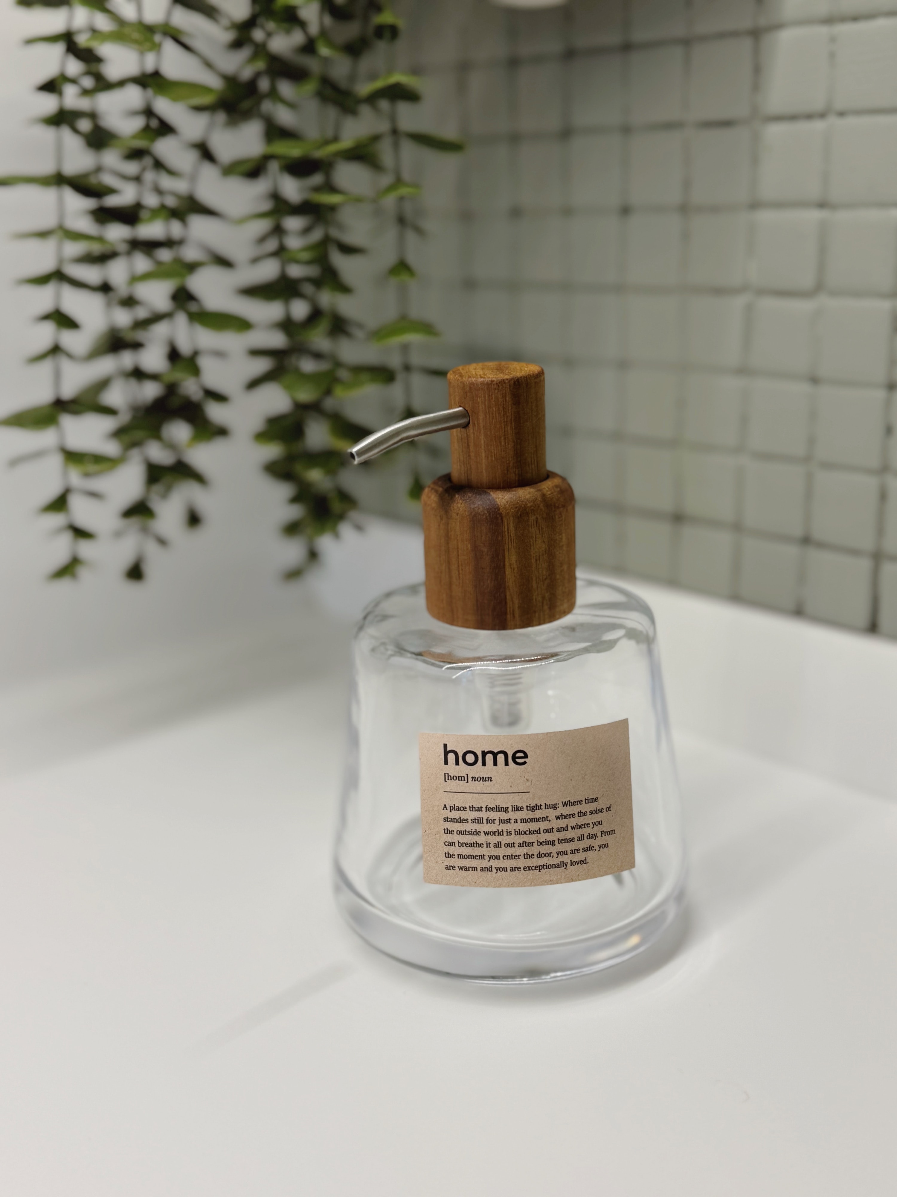 Home Akasya Kapaklı Cam Sabunluk