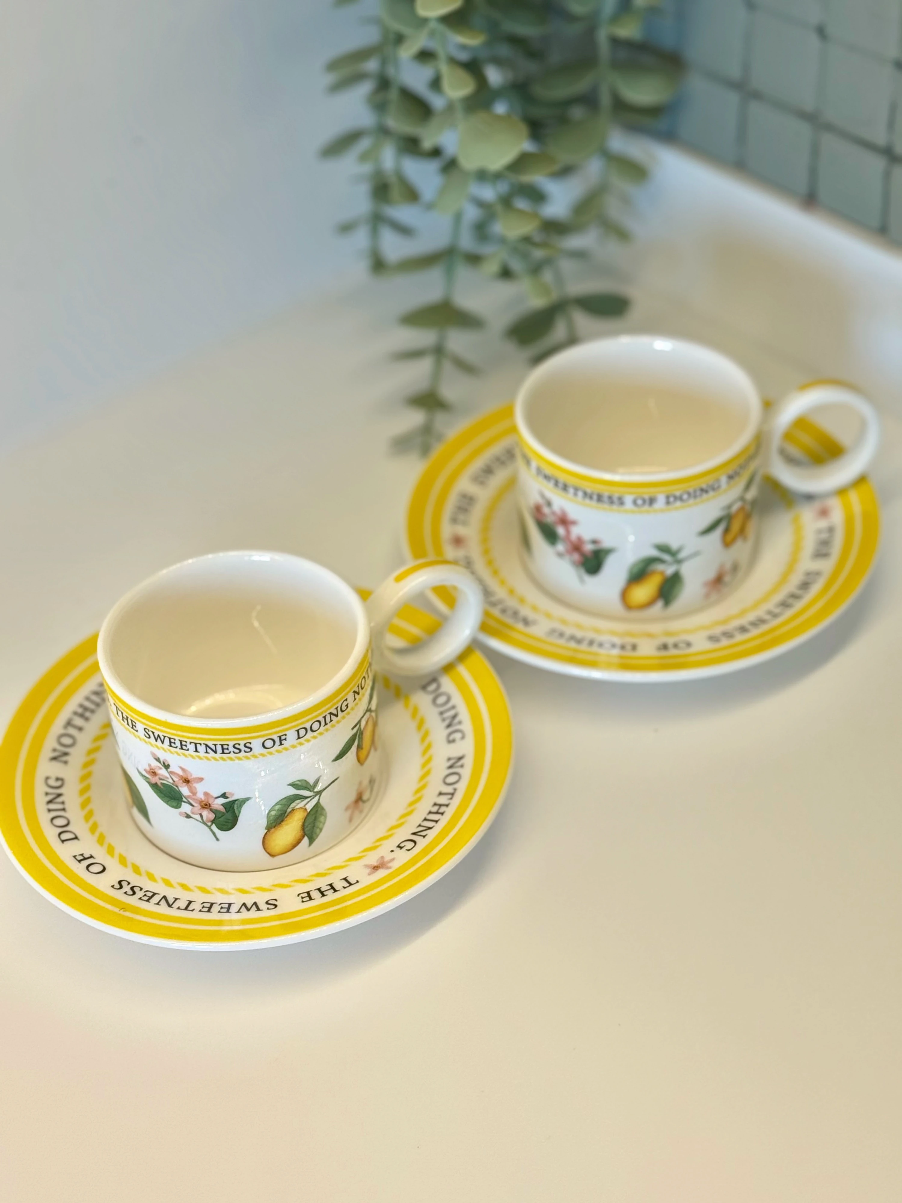 2'li Lemon Bliss Fincan Takımı