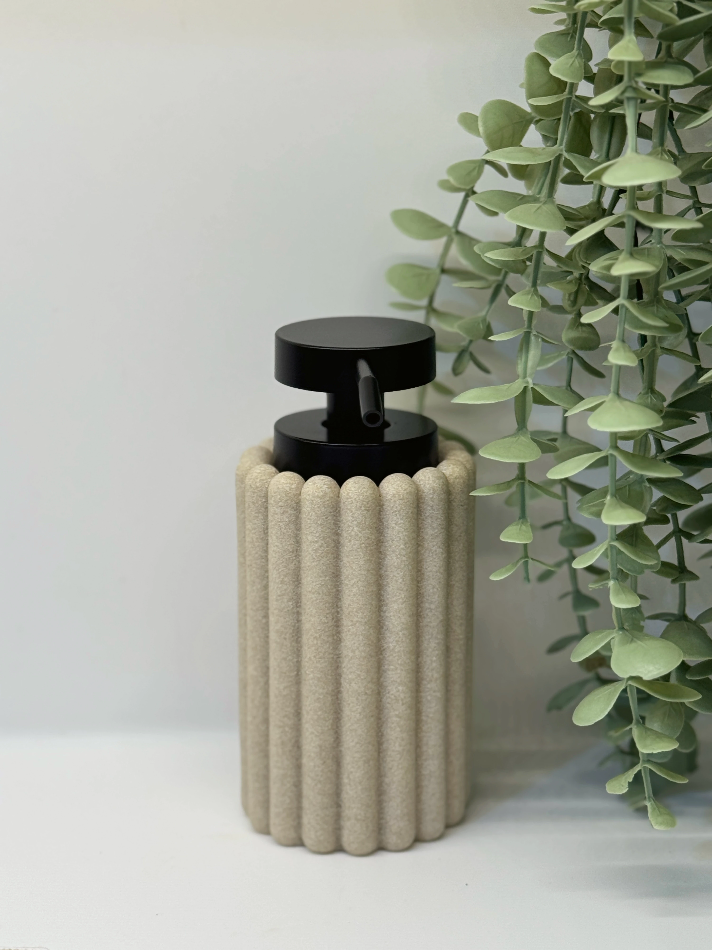 Bej Soft Polyresin Sabunluk