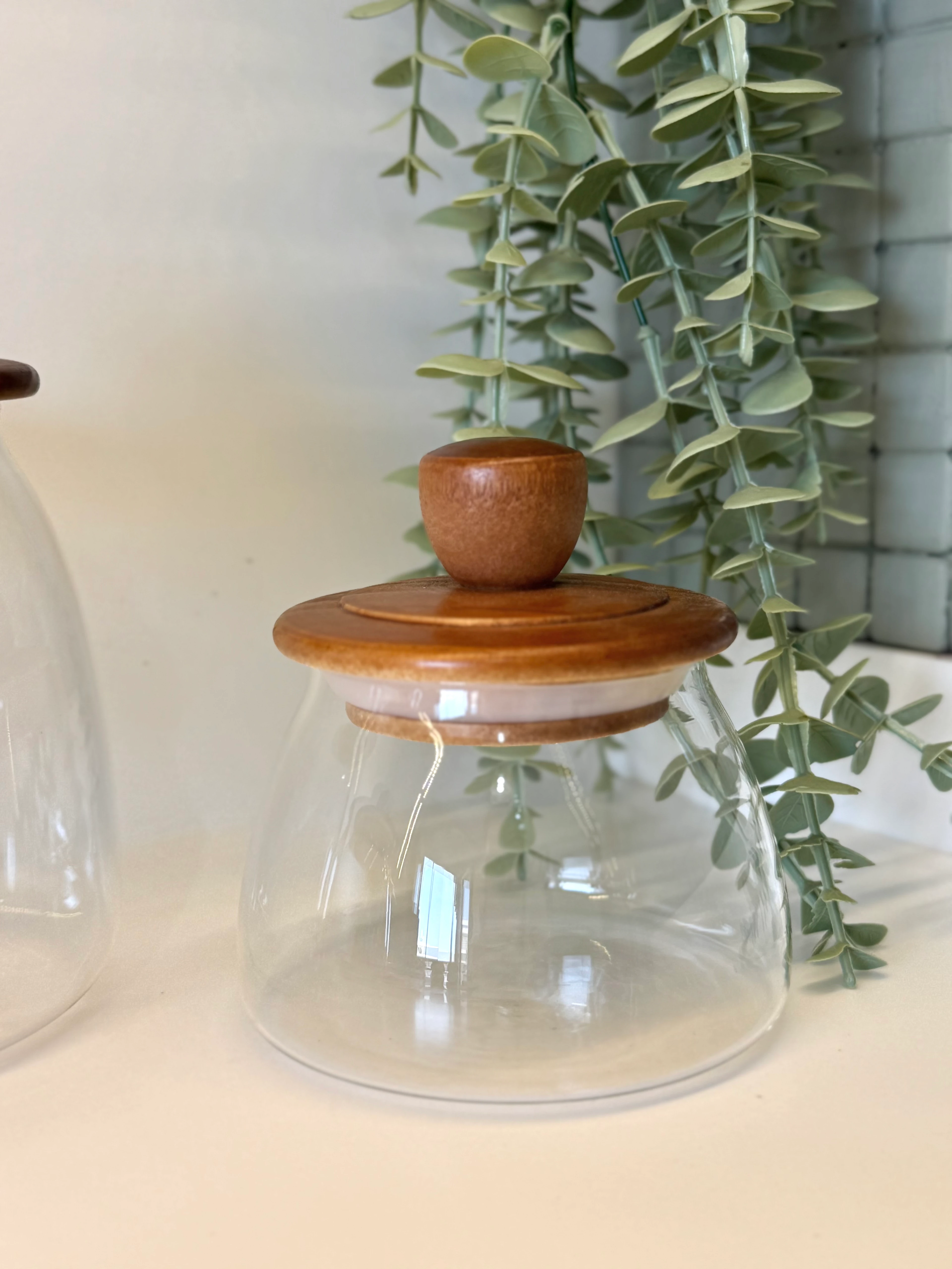 Candy 3'lü Akasya Cam Kavanoz Seti