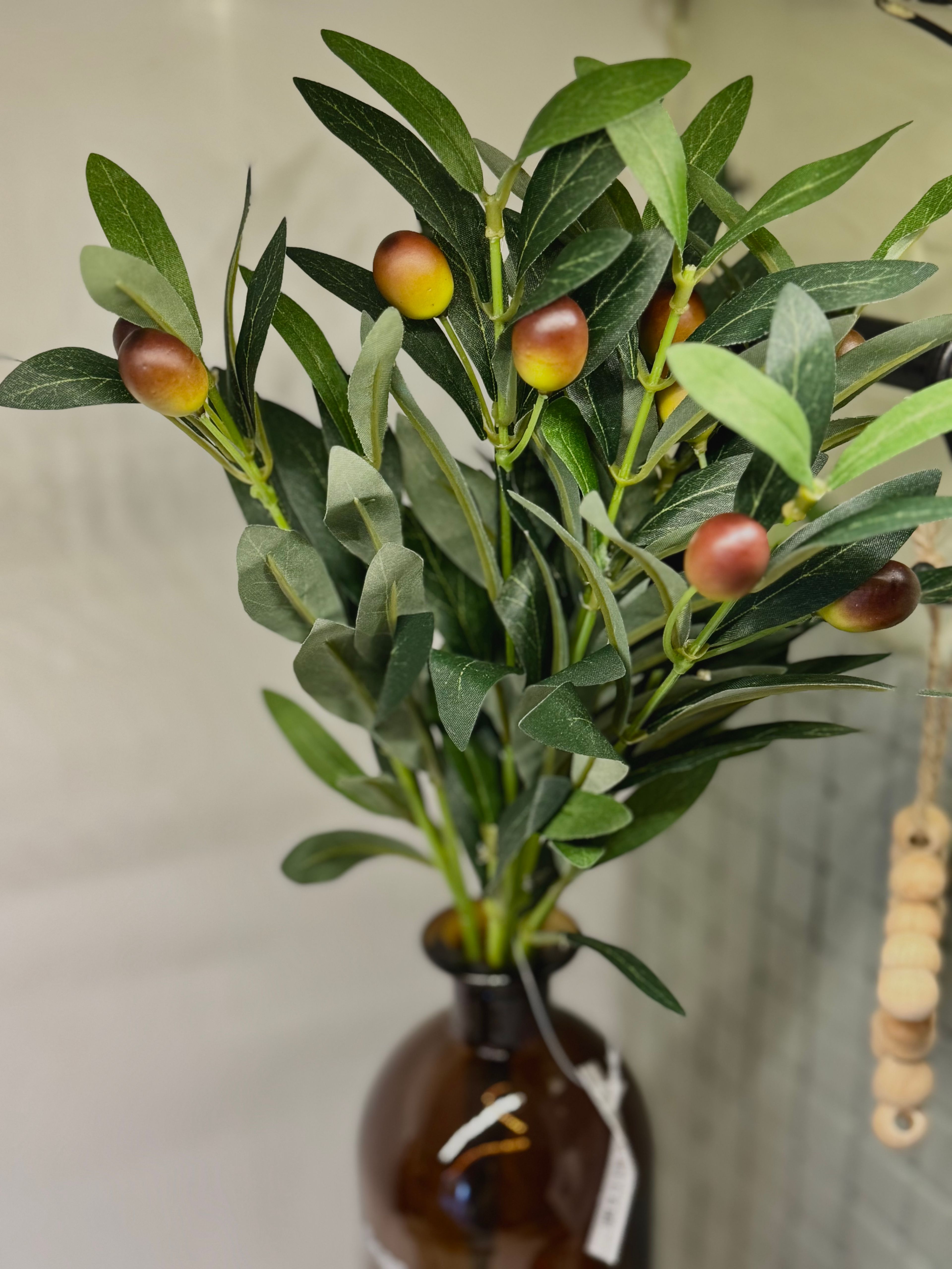 Dekoratif Zeytin Dalı Yesil