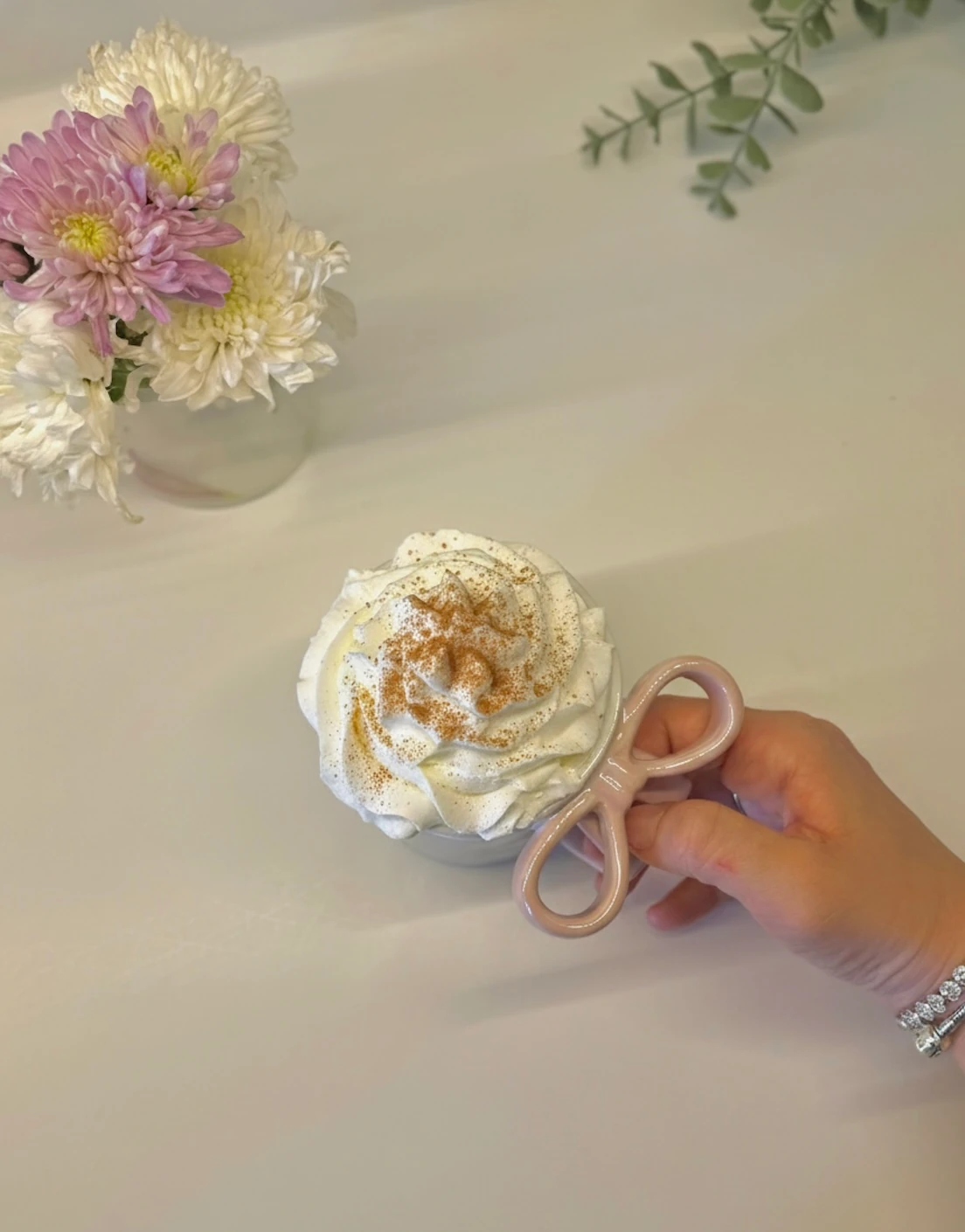 Dreamy Sedef Işıltılı Porselen Kupa