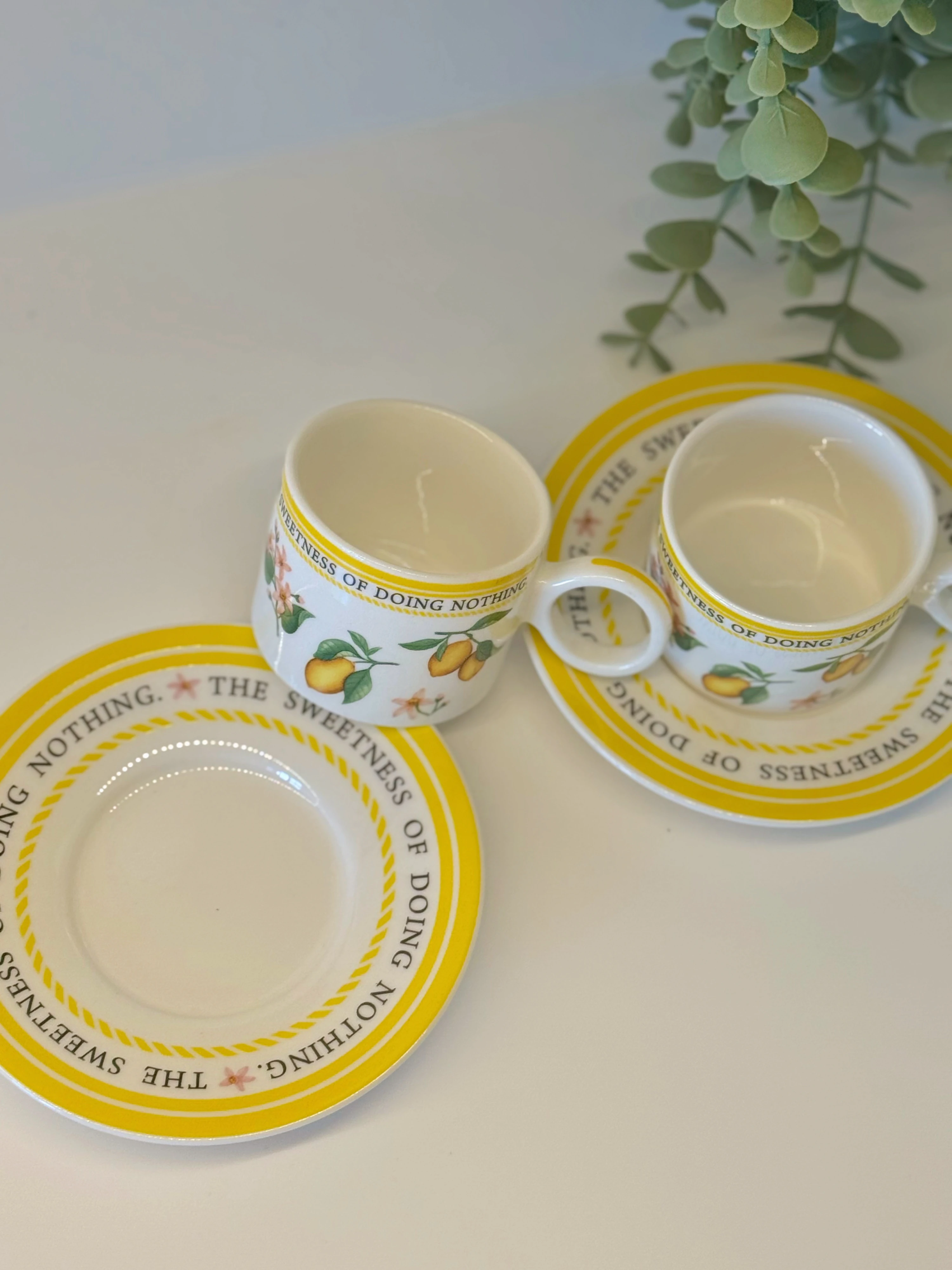 2'li Lemon Bliss Fincan Takımı