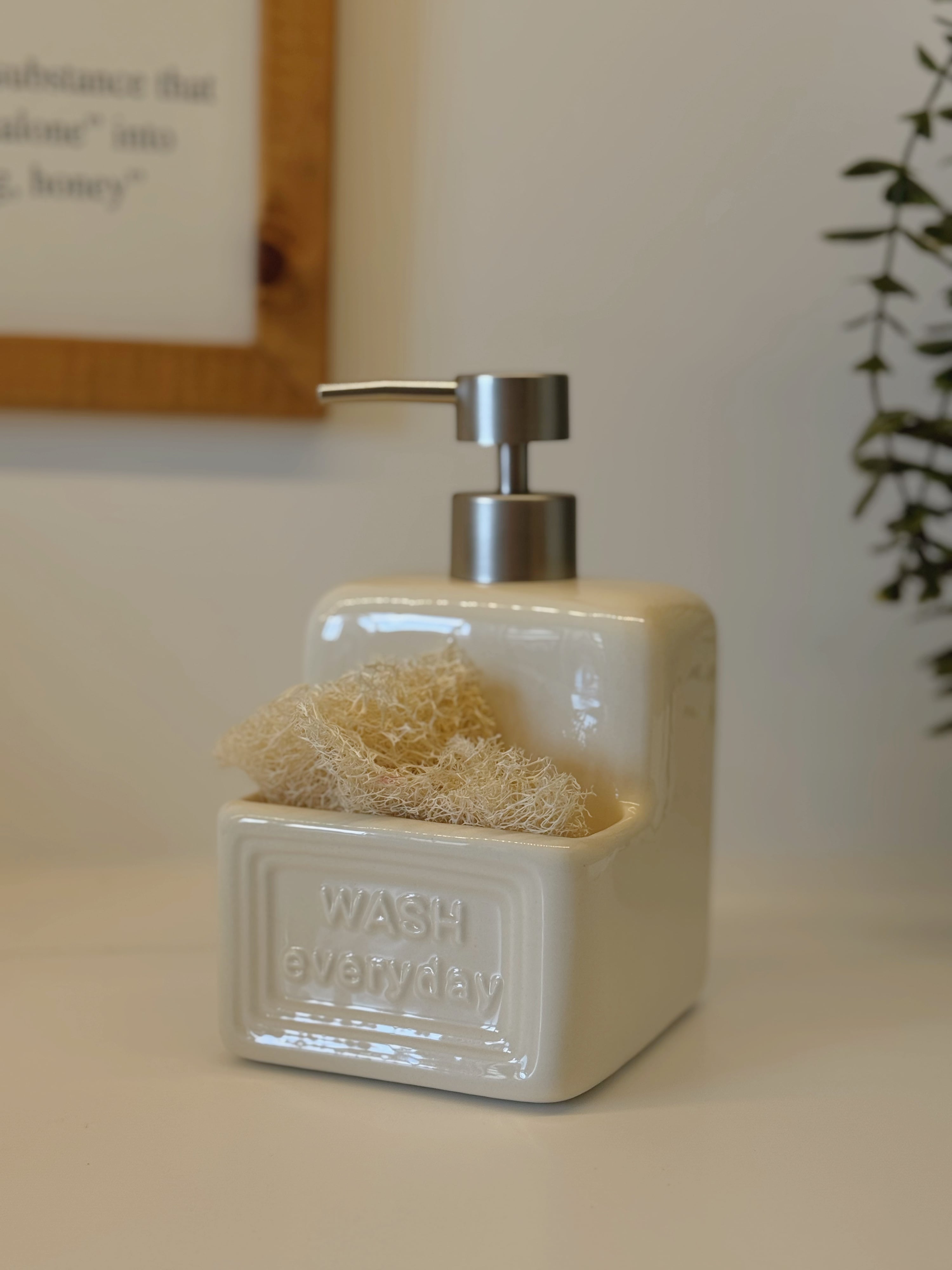Wash Ön Hazneli Sabunluk Krem