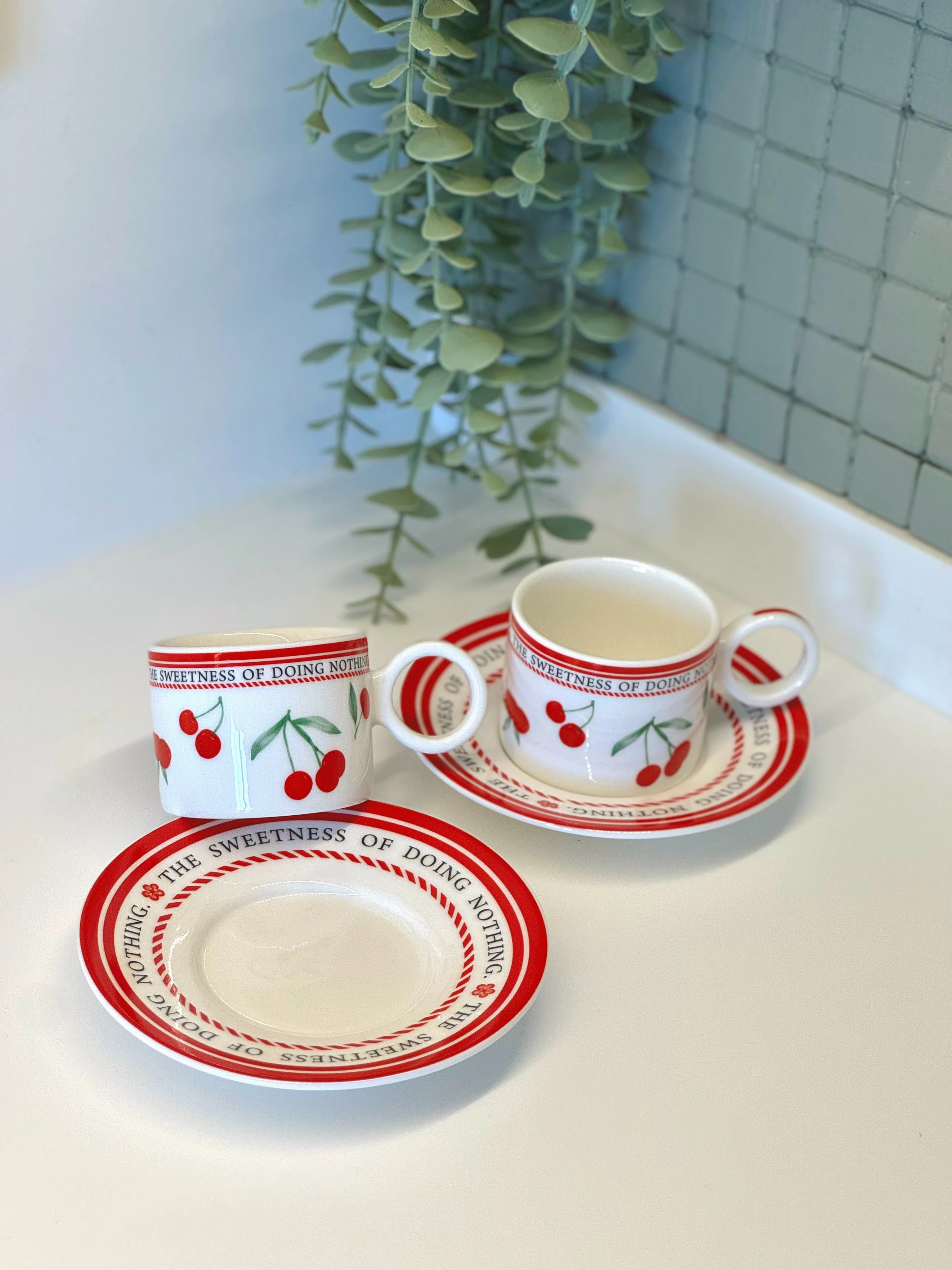 2'li Cherry Bliss Fincan Takımı