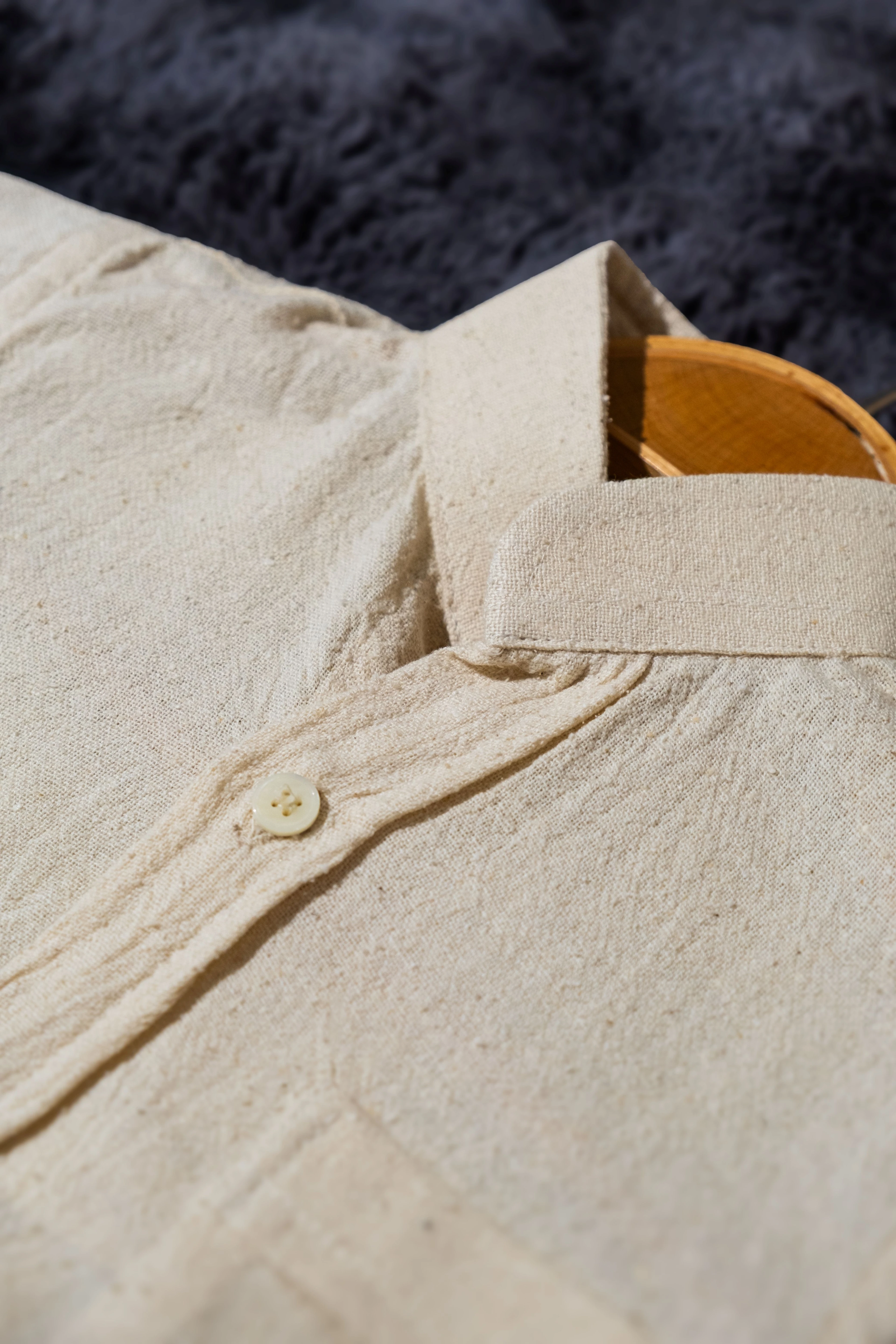 Solevia CotSilque Organik Pamuk-İpek Hakim Yaka Gömlek