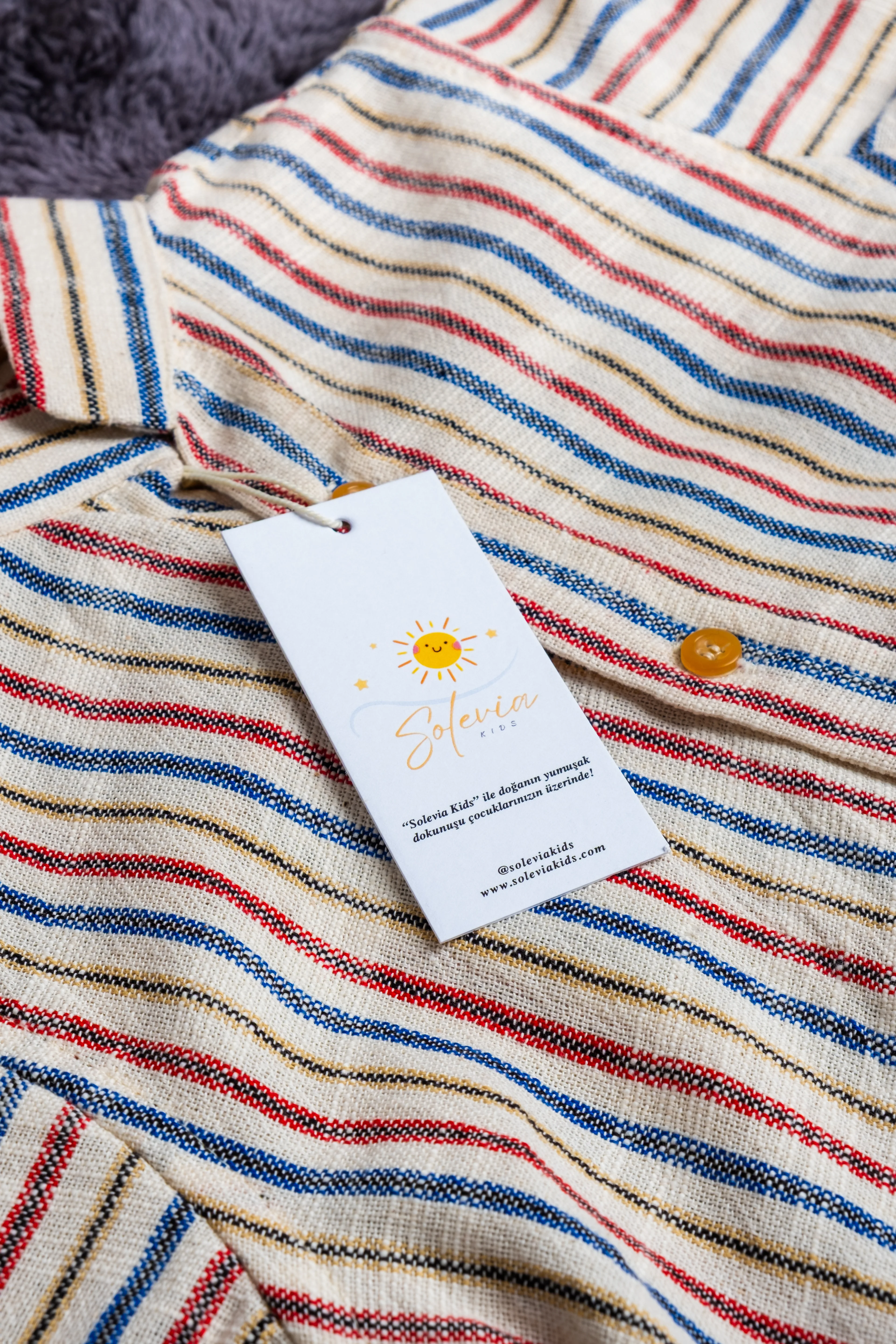 ColorJoy %100 Organik Pamuk Hakim yaka Kısa Kol Gömlek