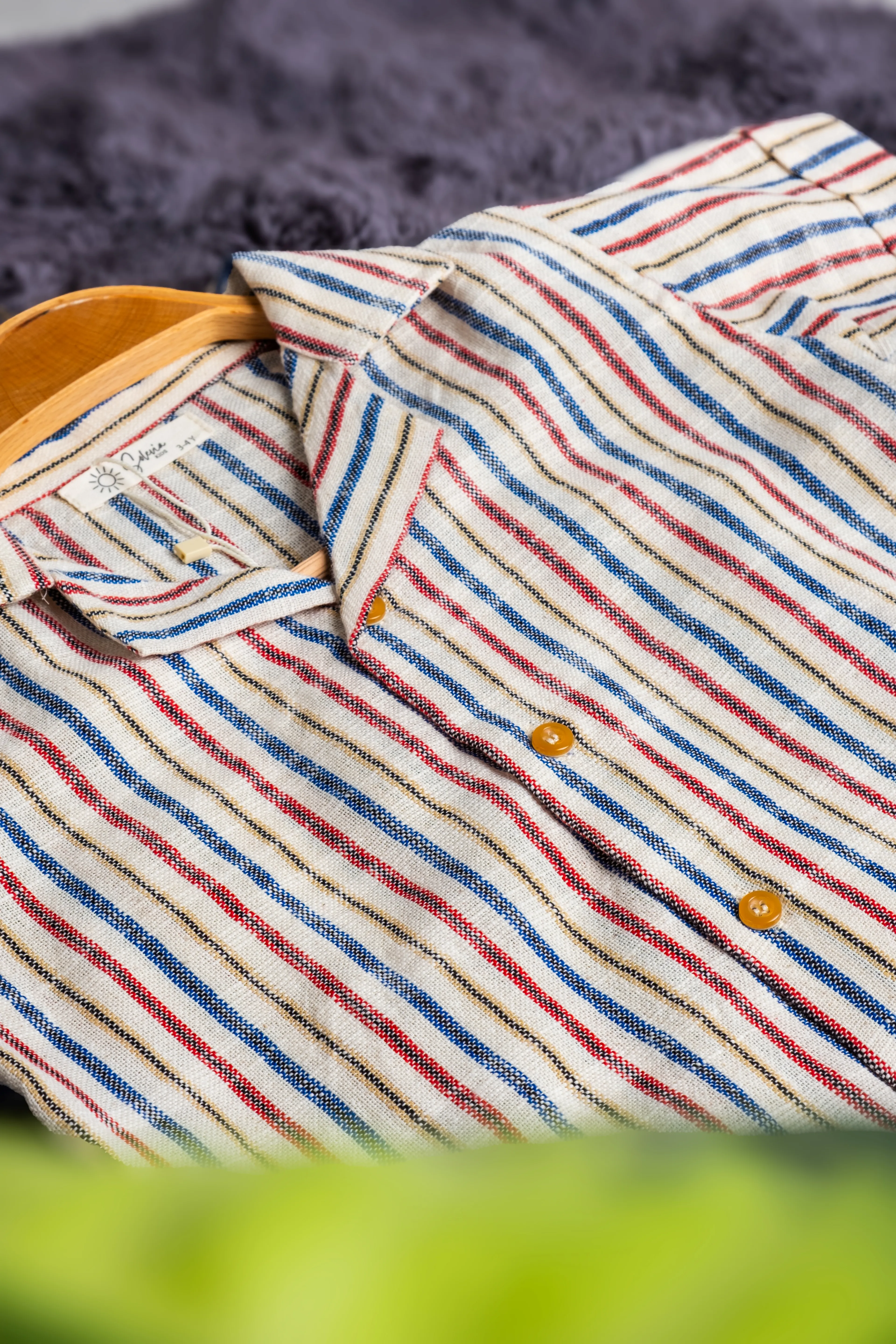 SoleviaKids ColorJoy %100 Organik Pamuk Yumuşak yaka gömlek