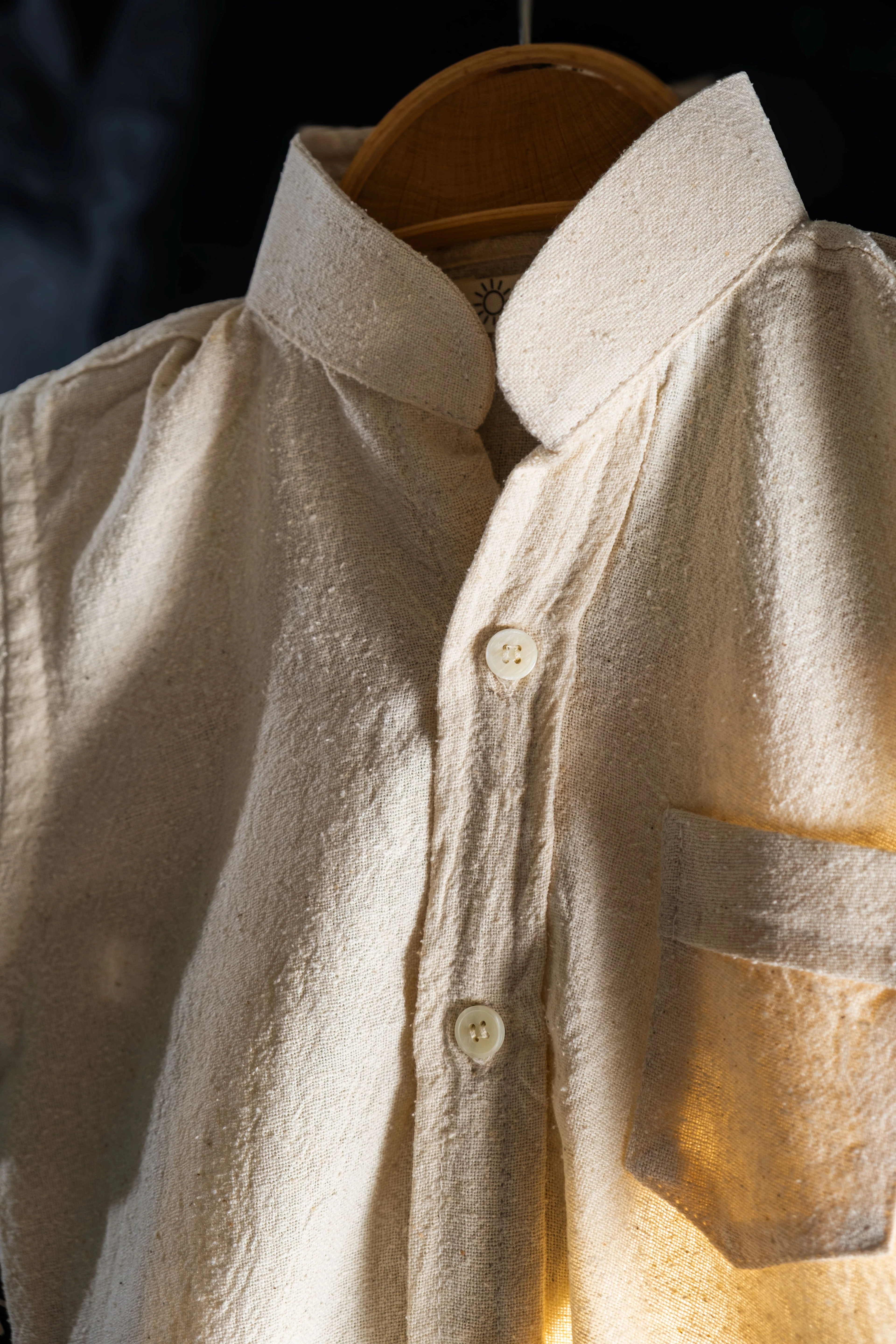 Solevia CotSilque Organik Pamuk-İpek Hakim Yaka Gömlek