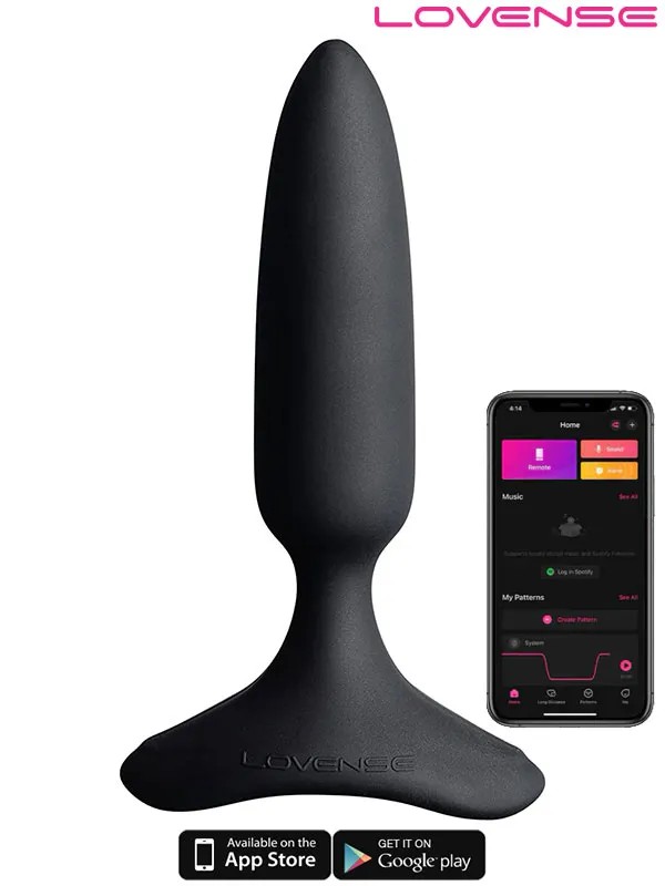 Lovense HUSH 2 Anal Plug 1" App Controlled